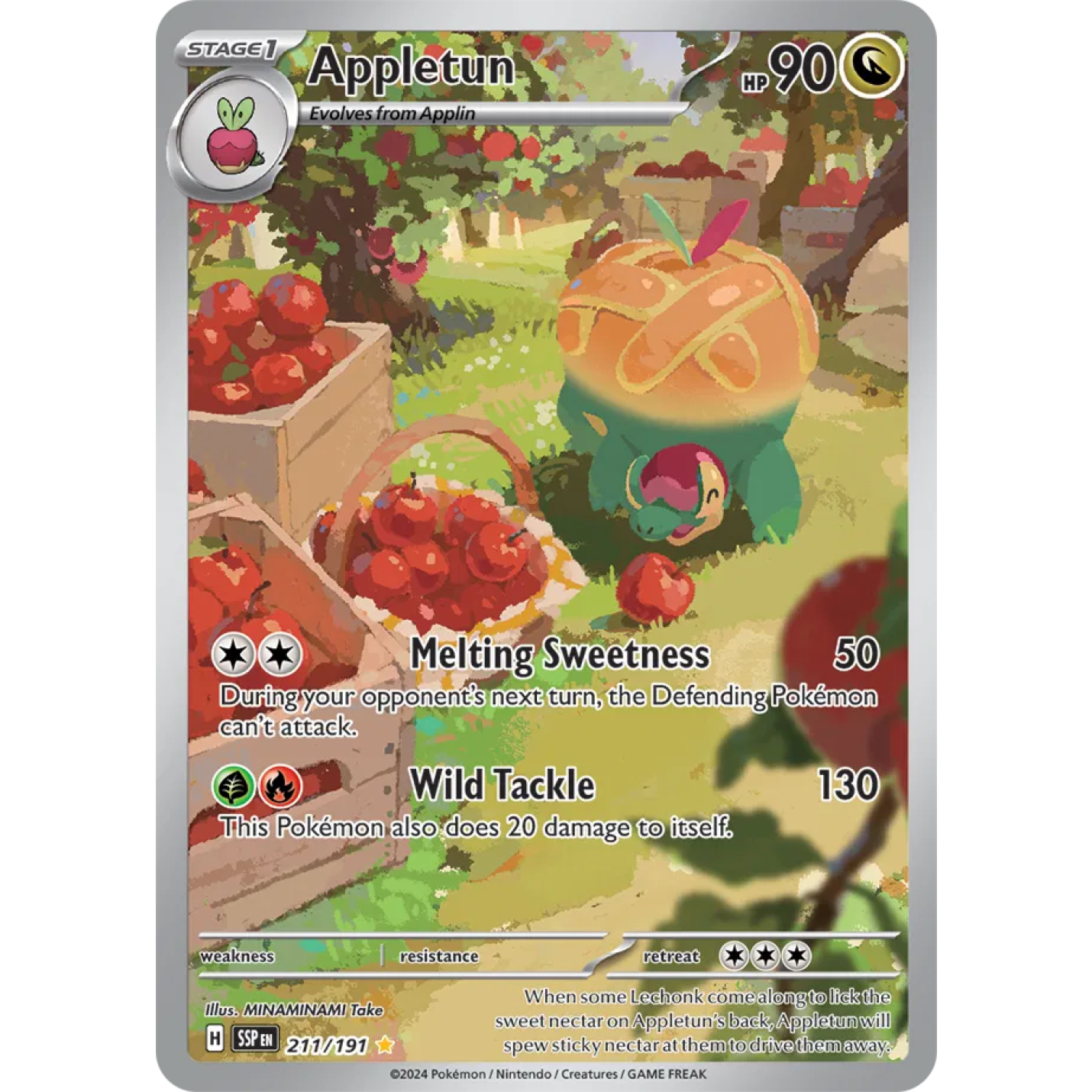 Appletun 211/191 - Surging Sparks - Holofoil