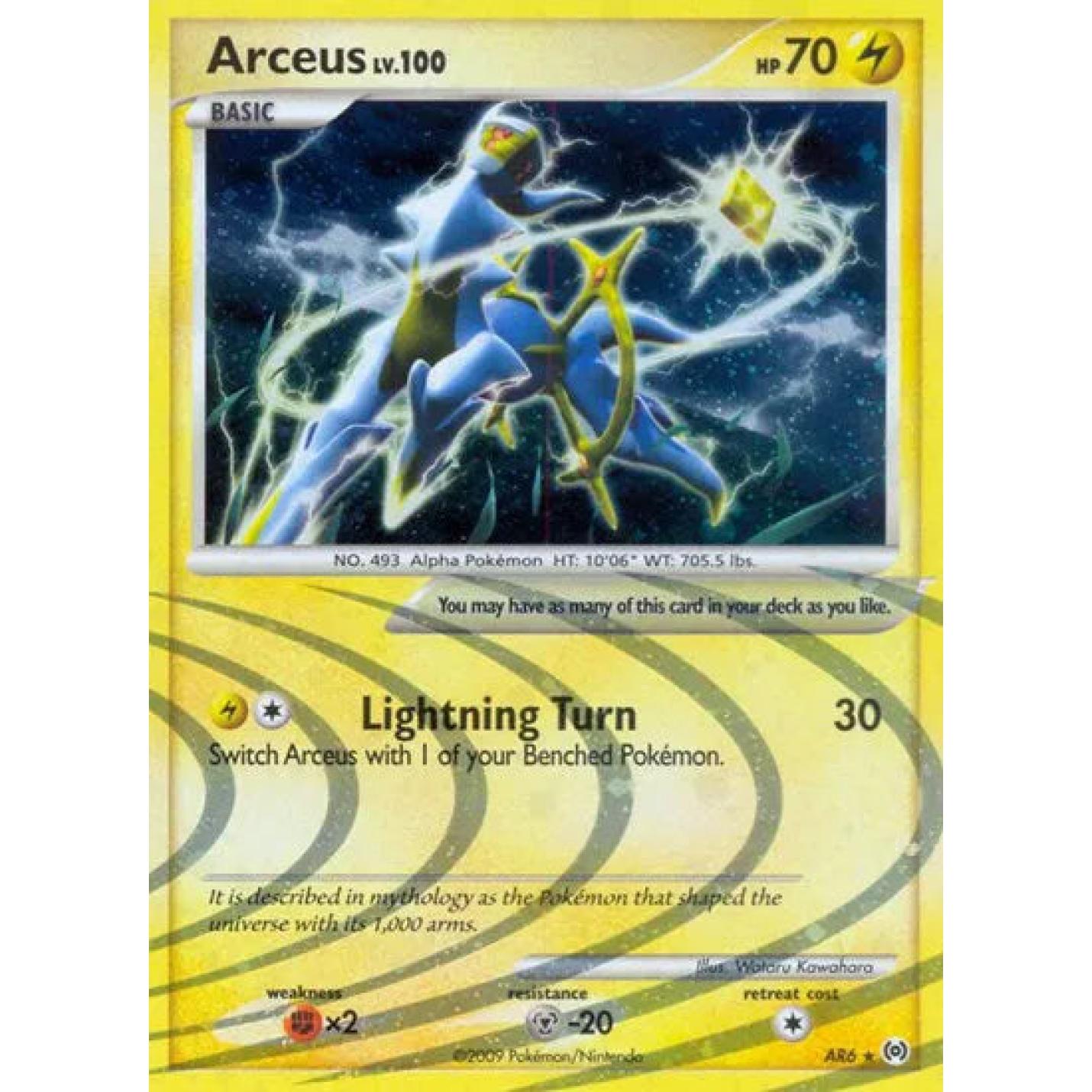 Arceus Lv.100 AR6 - Platinum Arceus - Holofoil
