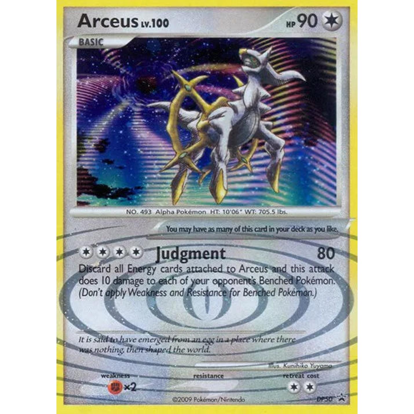 Arceus Lv.100 DP50 - Diamond and Pearl Promos - Holofoil