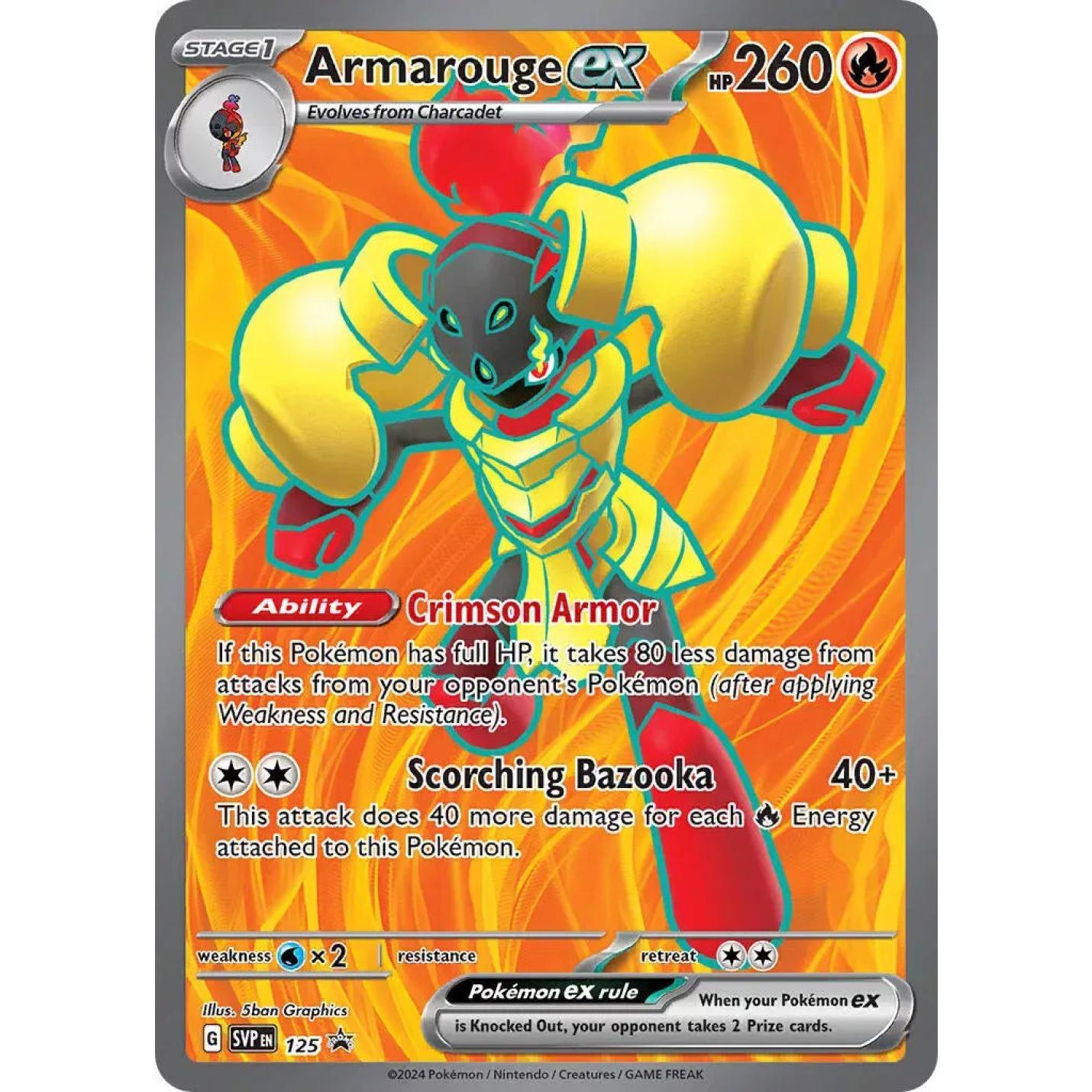 Armarouge ex 125 - Scarlet & Violet Promo - Holofoil