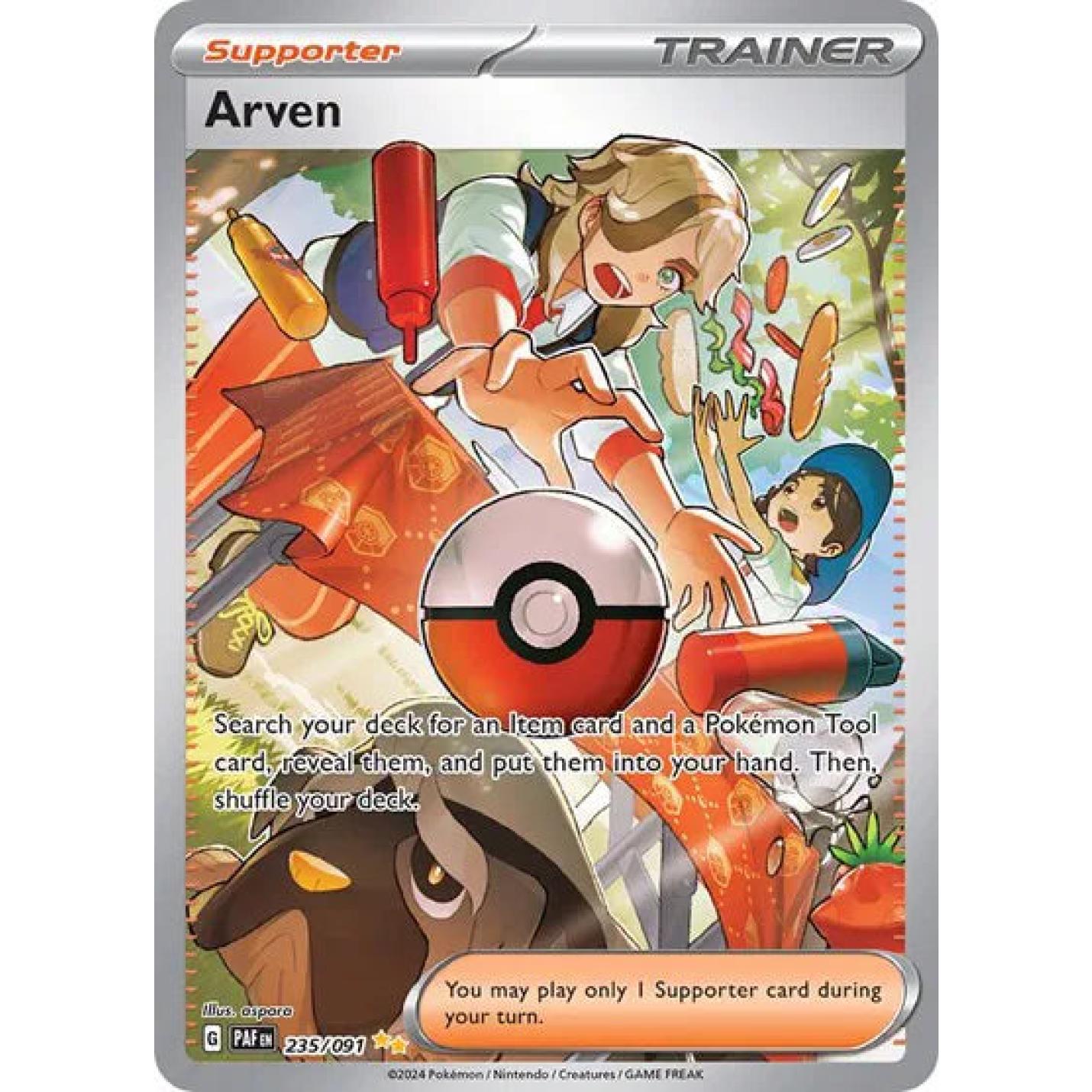 Arven 235/091 - Paldean Fates - Holofoil