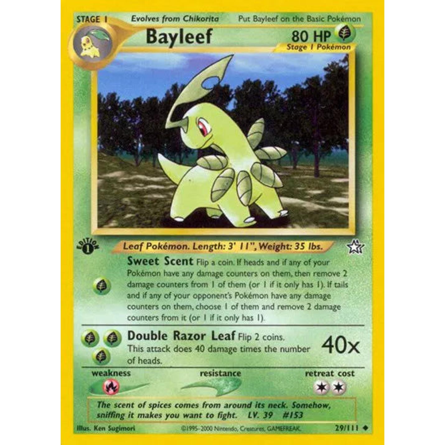 Bayleef 29/111 - Neo Genesis (1st Edition) - Normal
