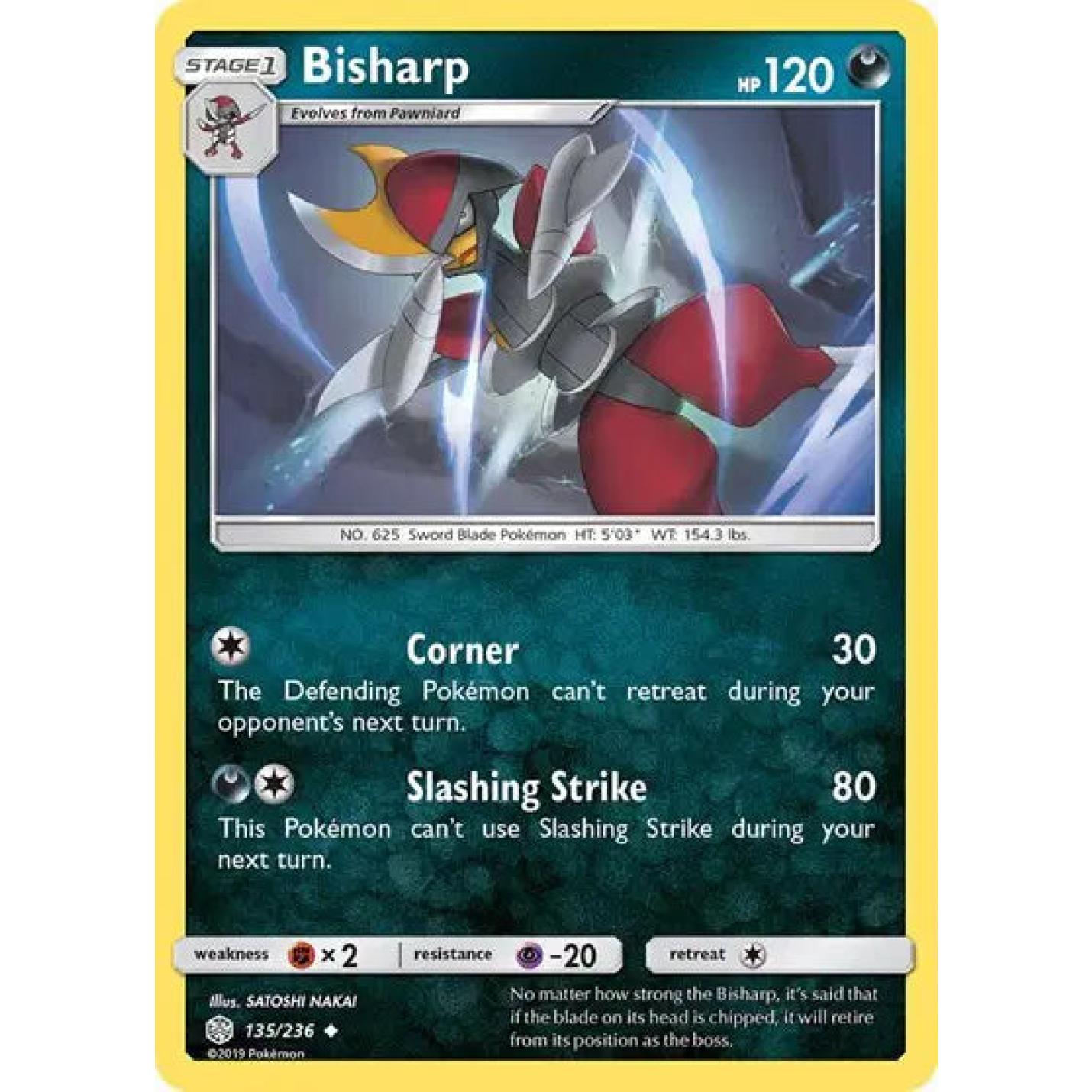 Bisharp 135/236 - Cosmic Eclipse - Reverse Holofoil
