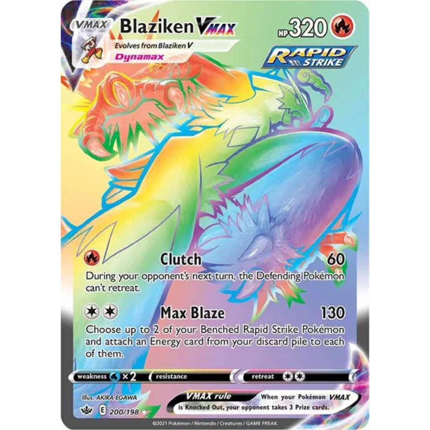 Blaziken VMAX 200/198 - Chilling Reign - Holofoil