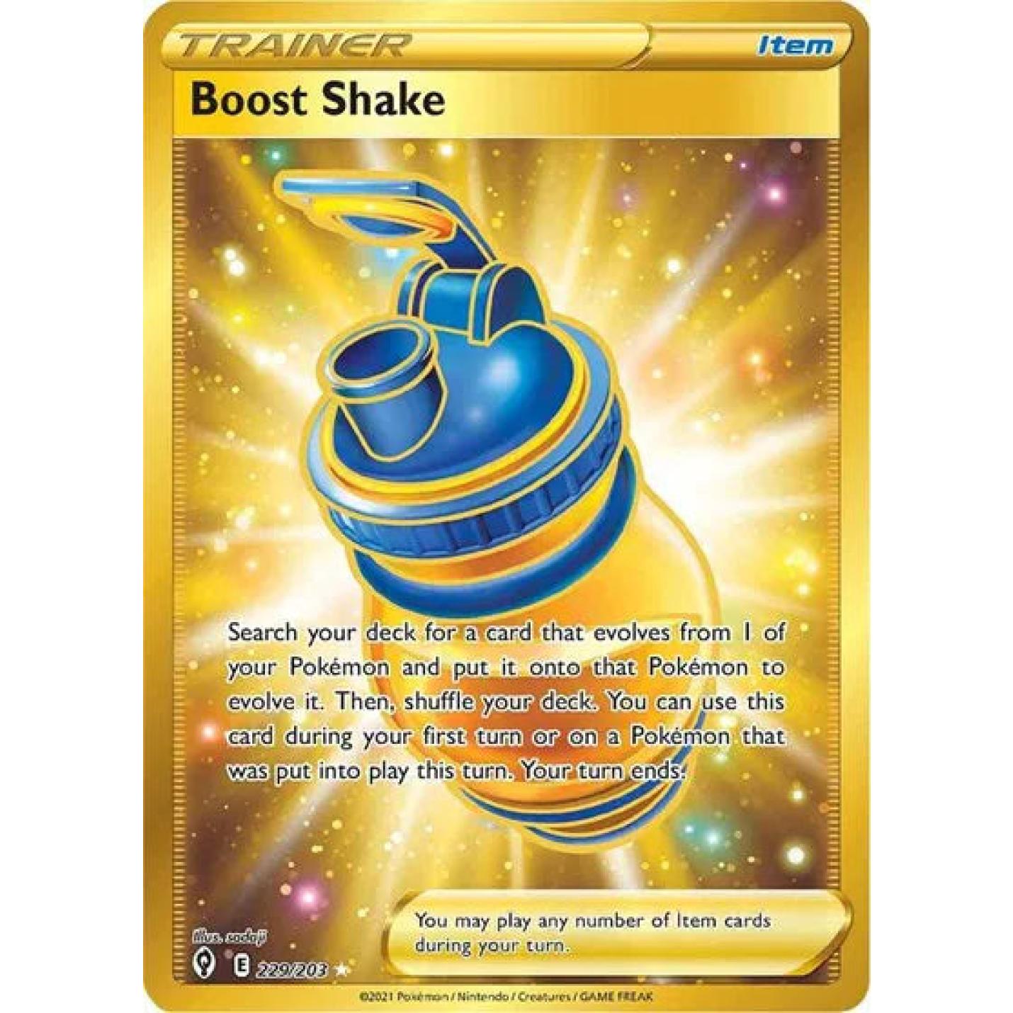 Boost Shake 229/203 - Evolving Skies - Holofoil