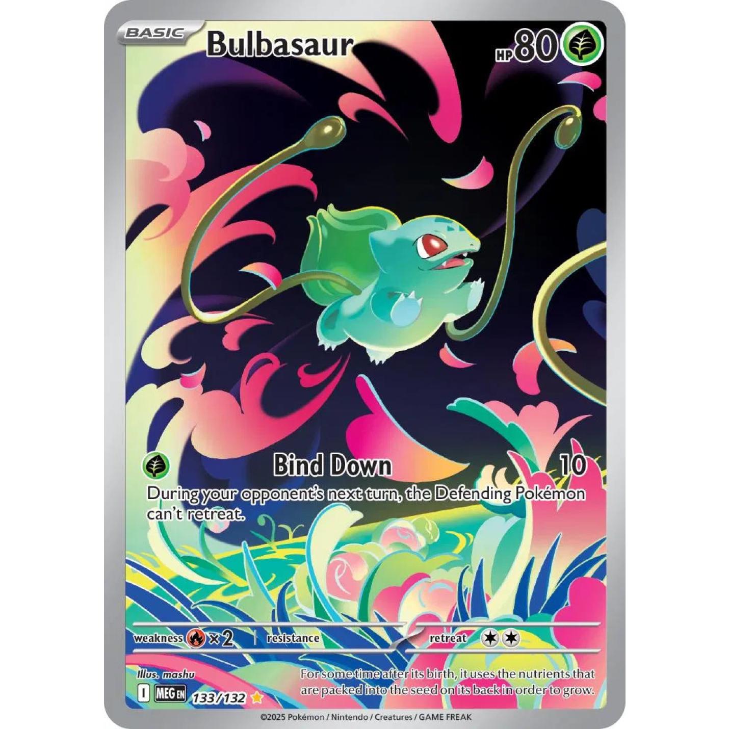 Bulbasaur 133/132 - Mega Evolution - Holofoil