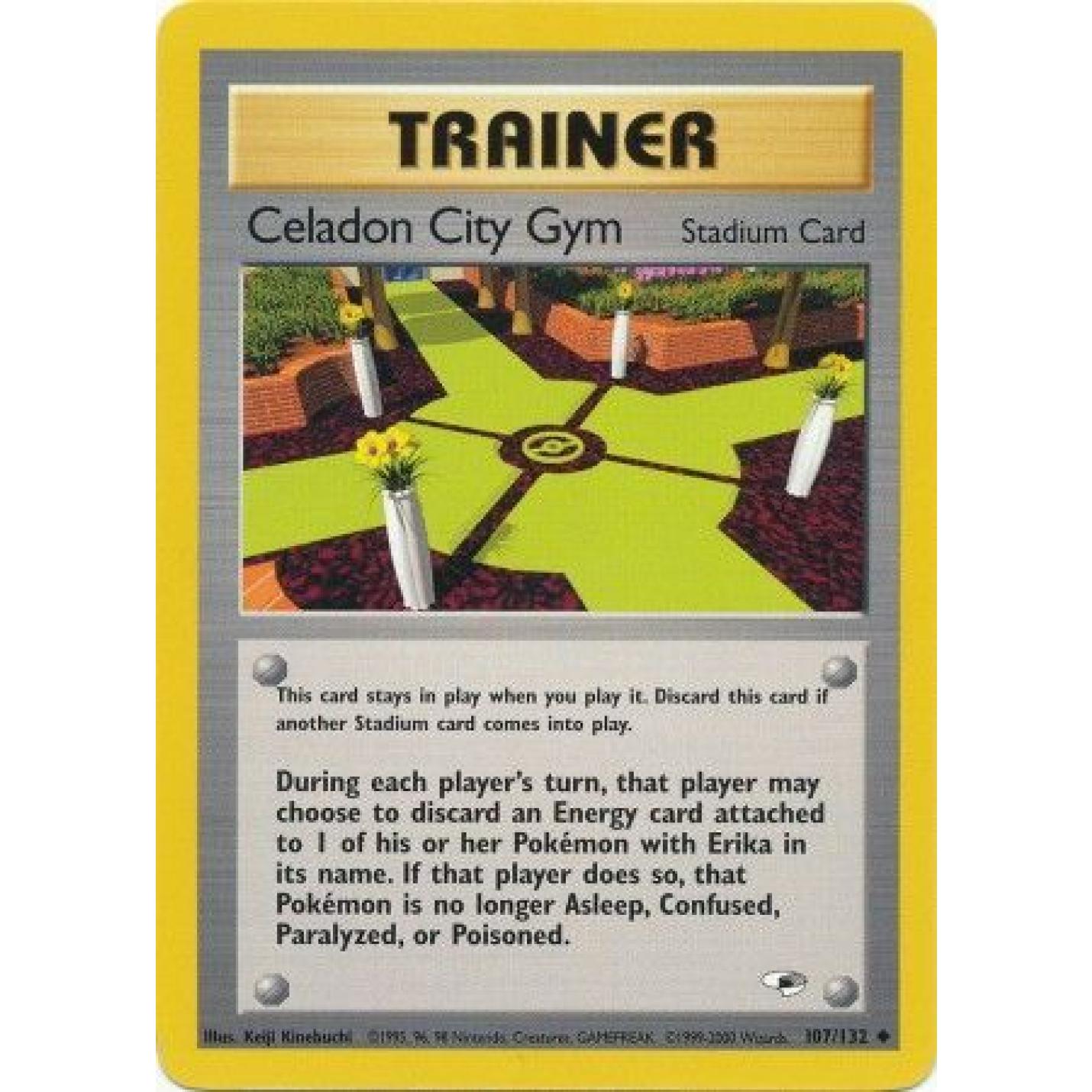 Celadon City Gym 107/132 - Gym Heroes (Unlimited) - Normal