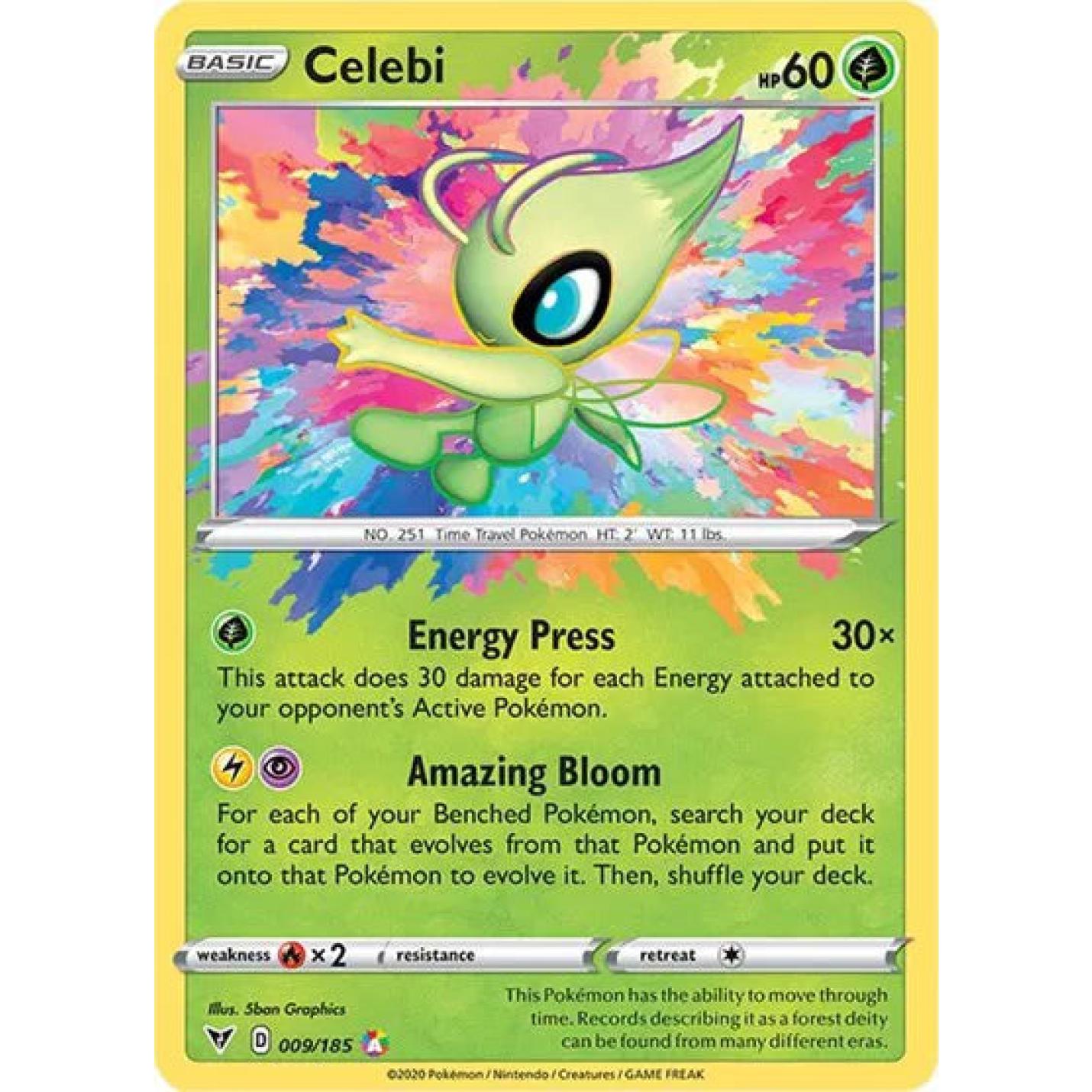 Celebi 009/185 - Vivid Voltage - Holofoil