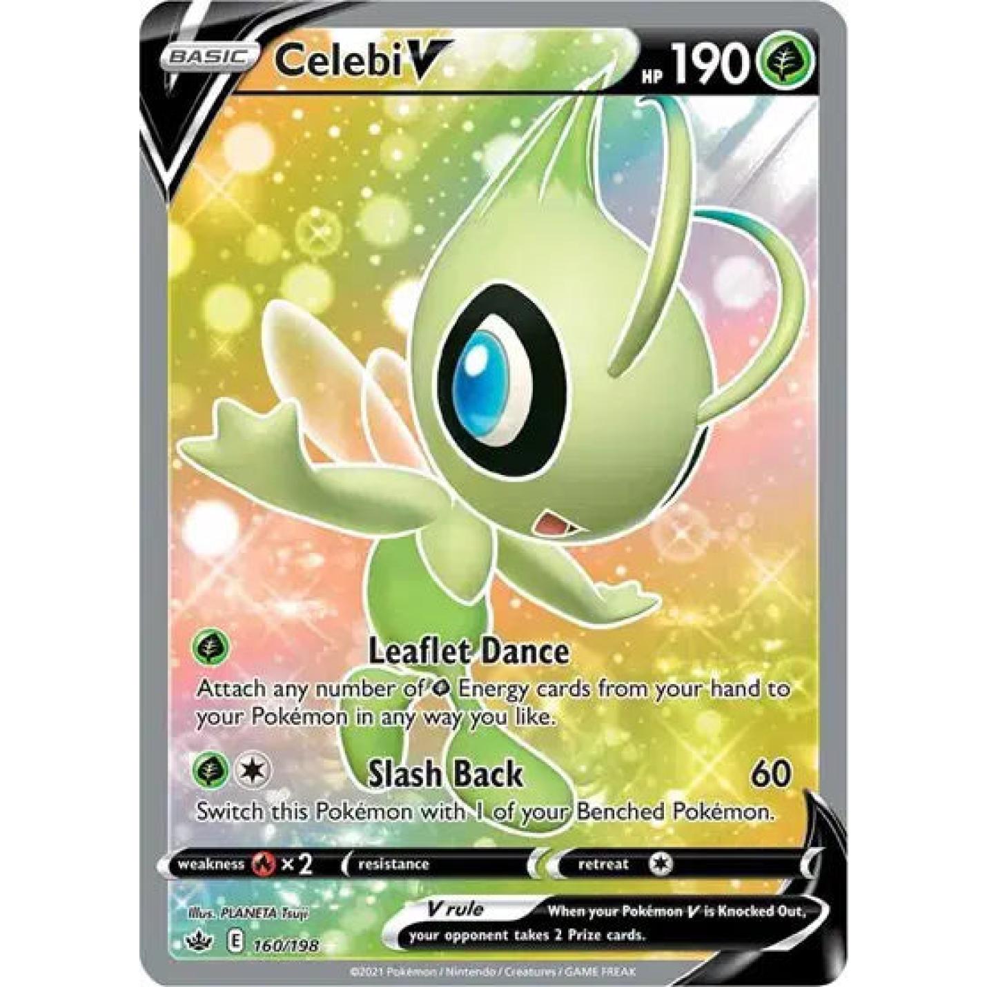Celebi V 160/198 - Chilling Reign - Holofoil