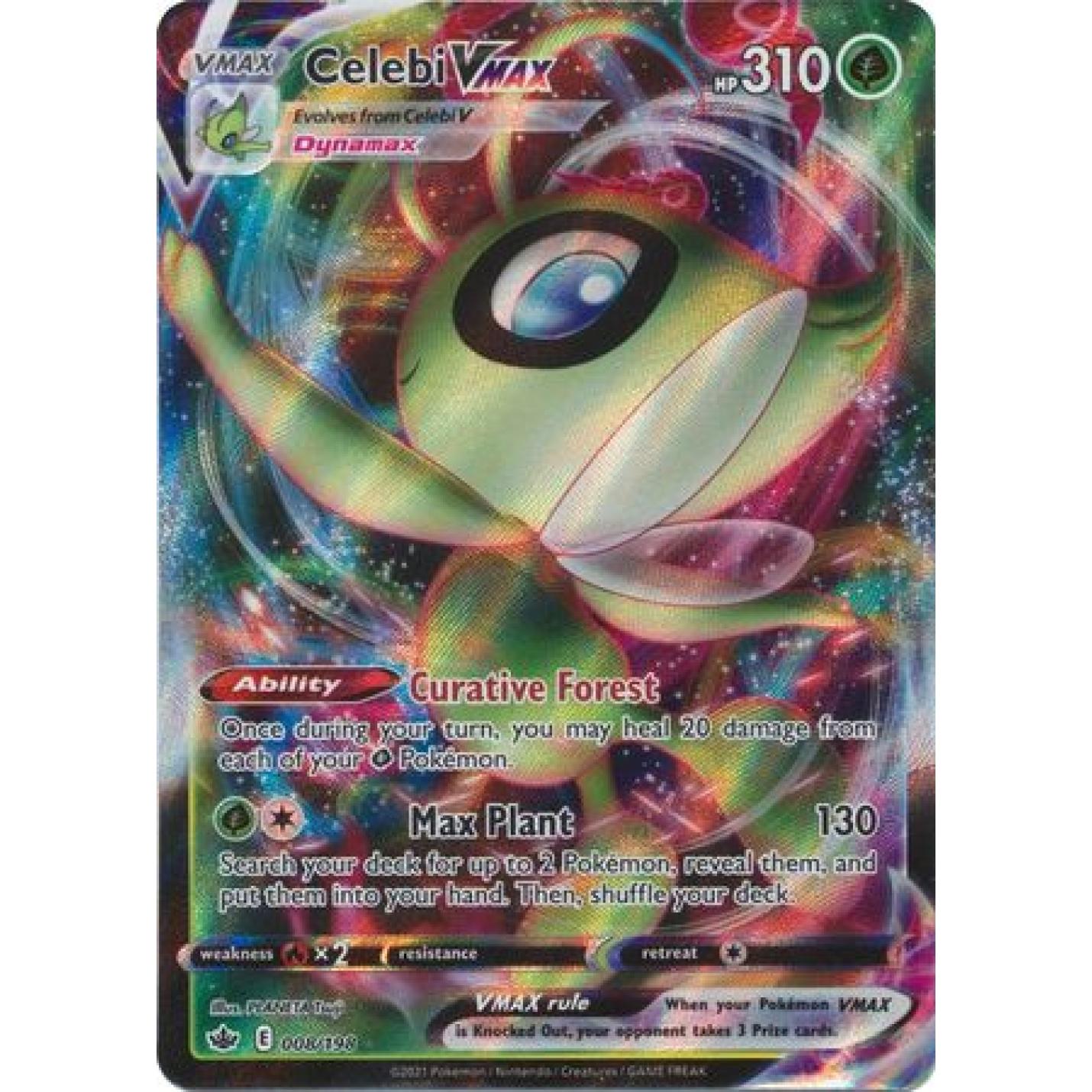 Celebi VMAX 008/198 - Chilling Reign - Holofoil