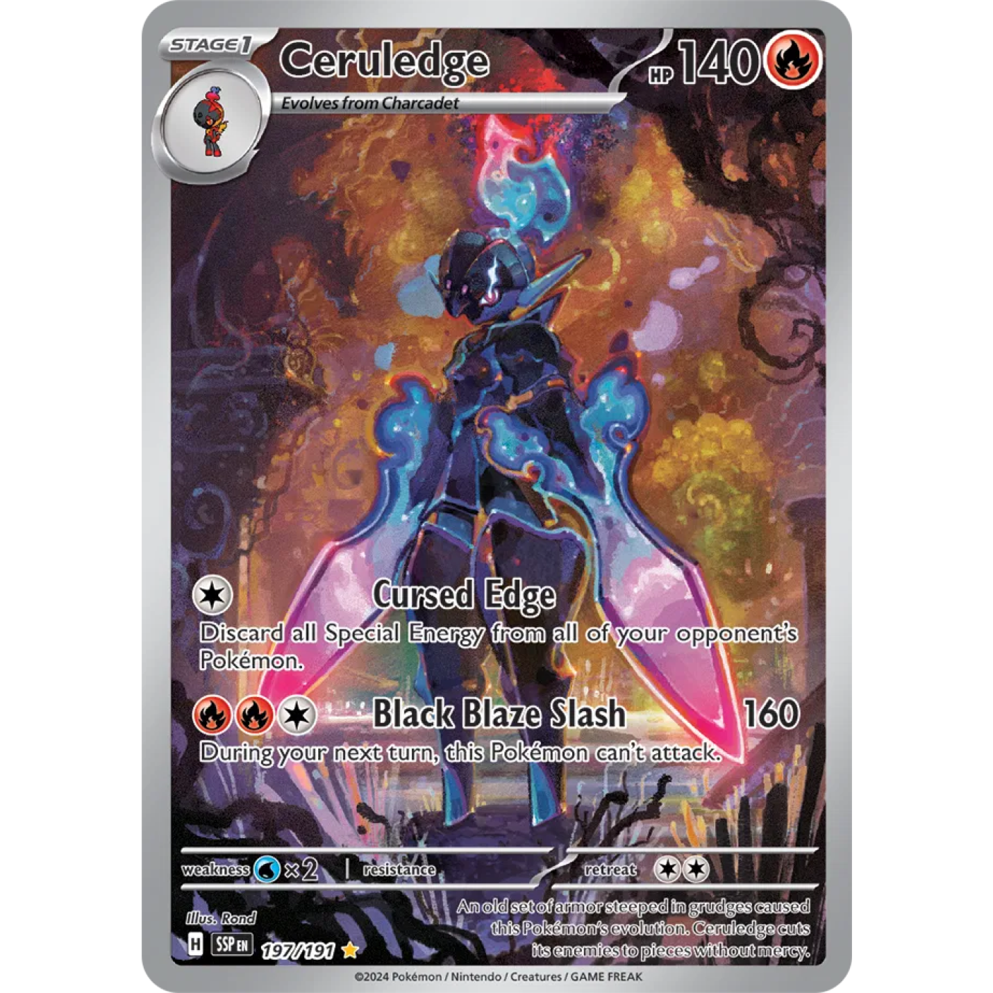 Ceruledge 197/191 - Surging Sparks - Holofoil