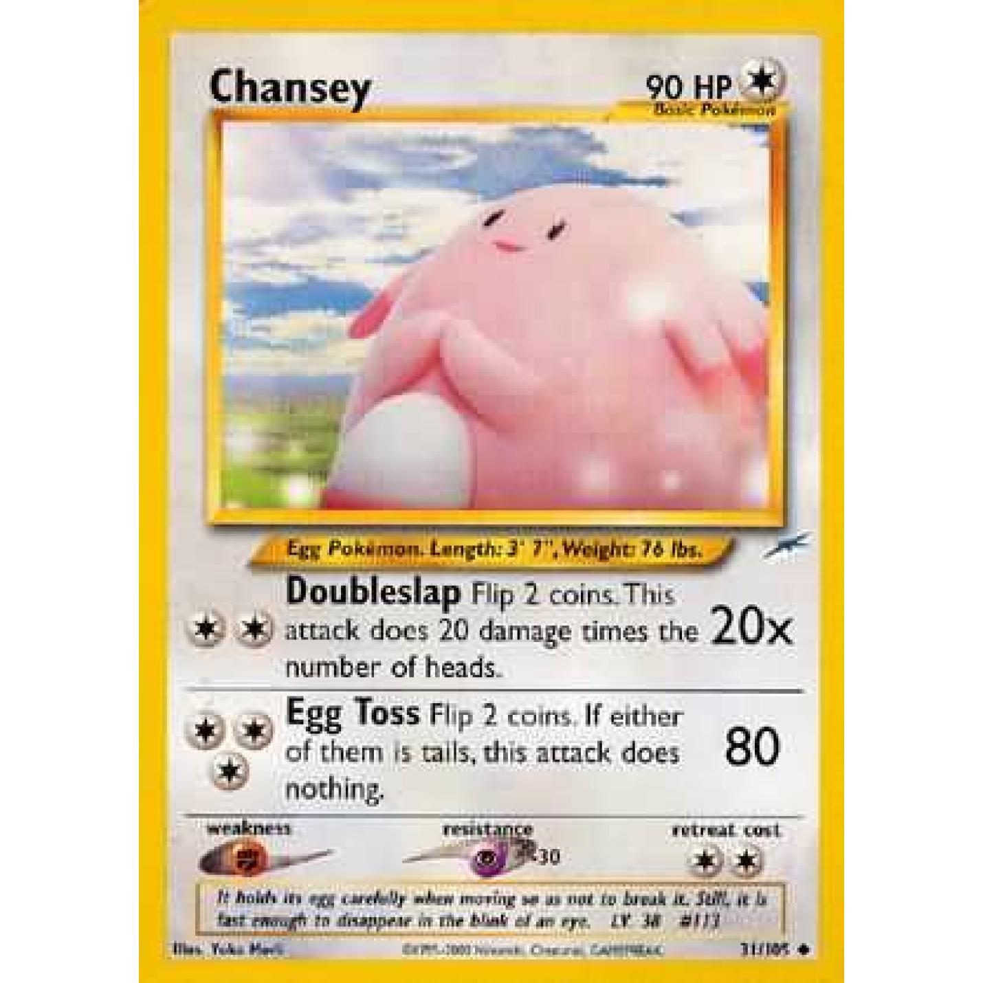 Chansey 31/105 - Neo Destiny (Unlimited) - Normal