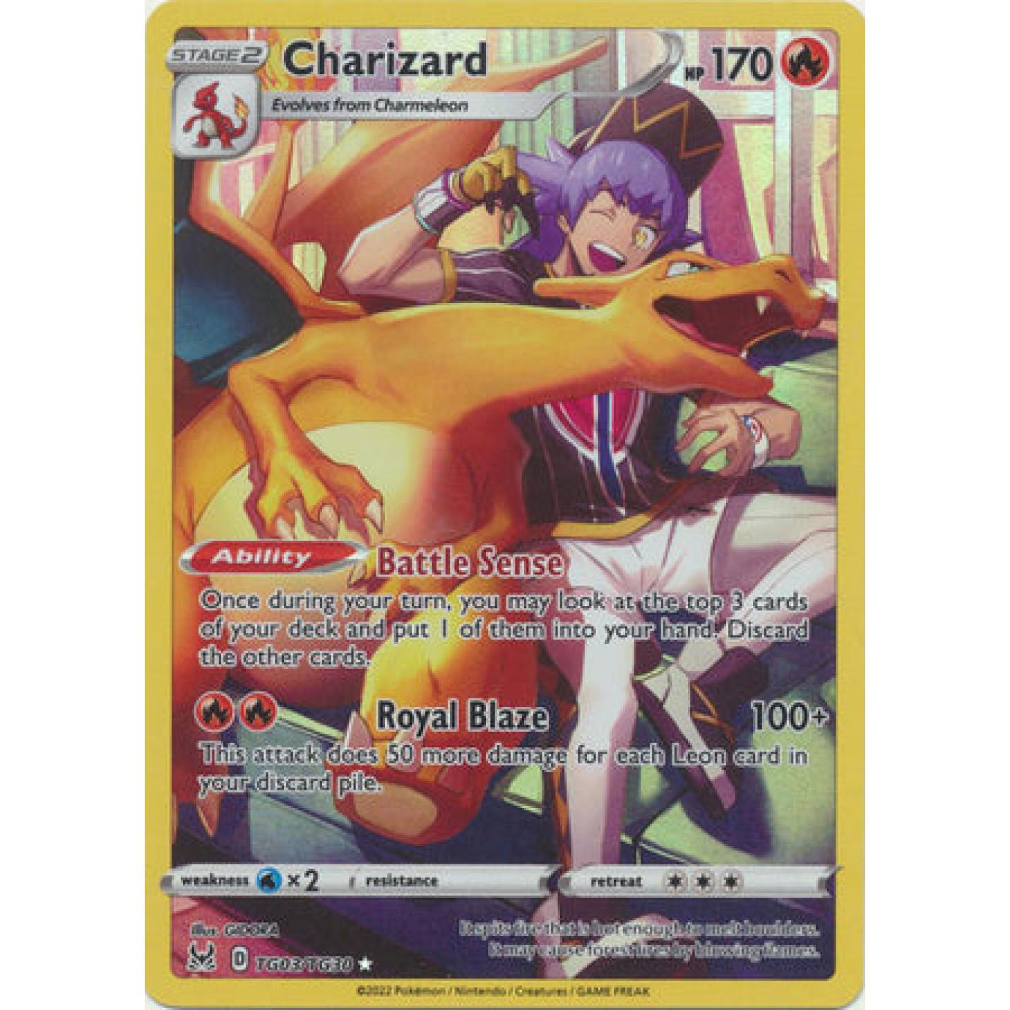 Charizard TG03/TG30 - Lost origin - Holofoil