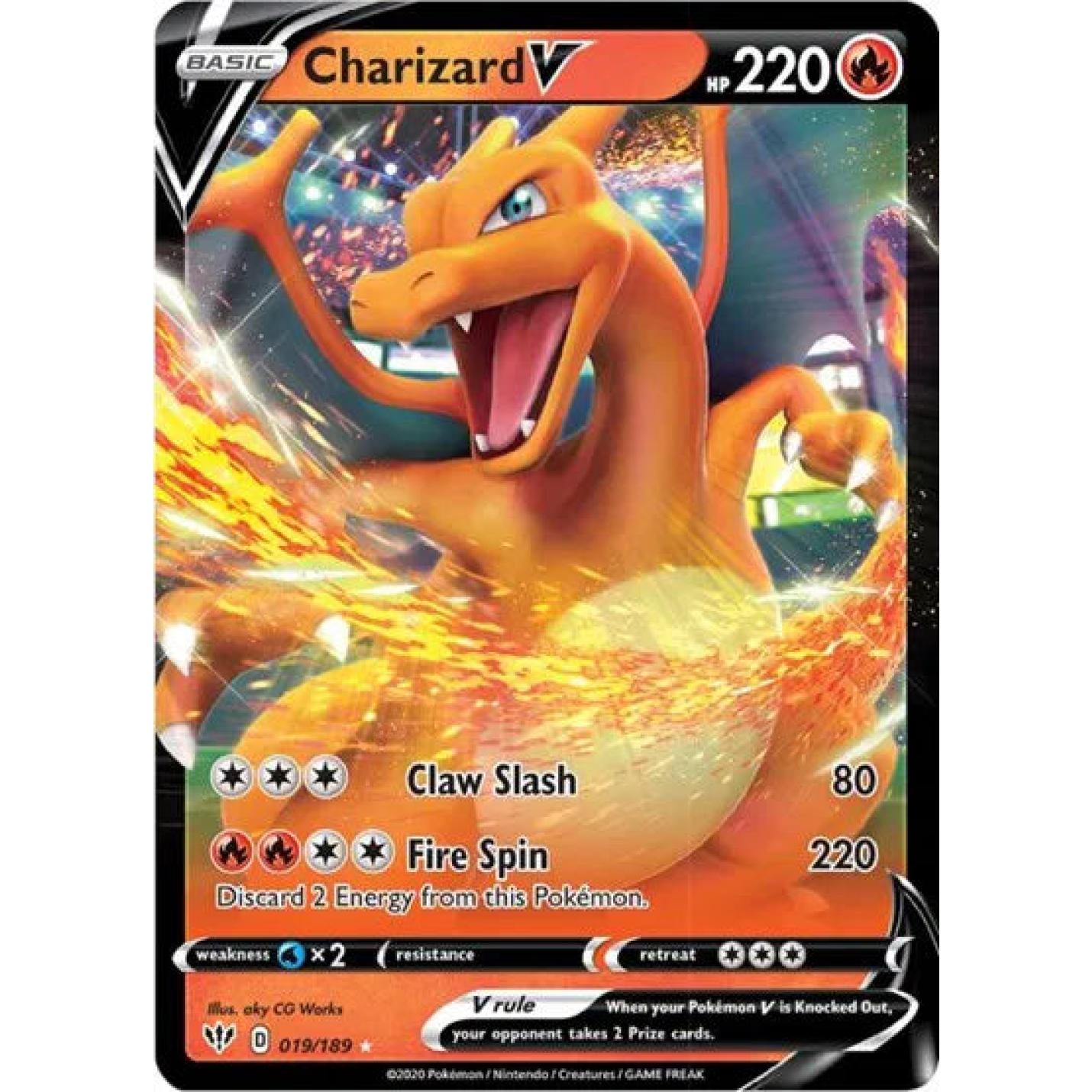 Charizard V 019/189 - Darkness Ablaze - Holofoil
