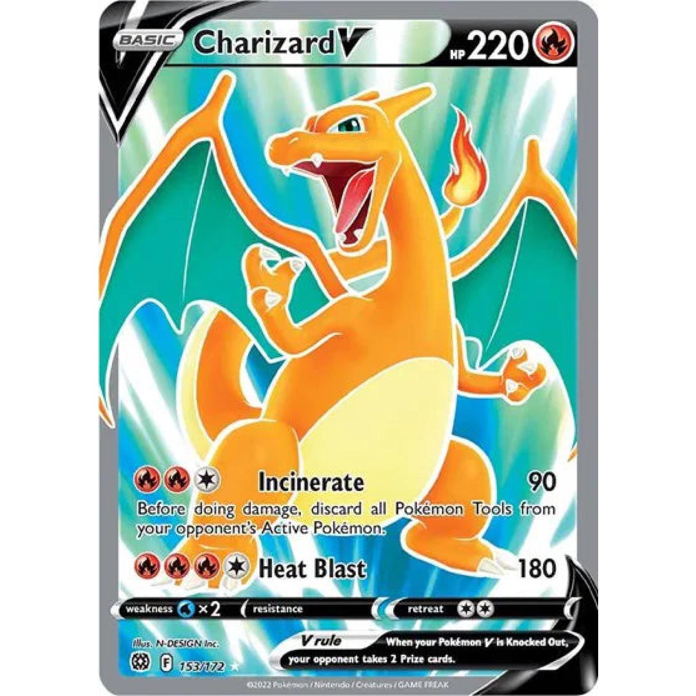 Charizard V 153/172 - Brilliant Stars - Holofoil