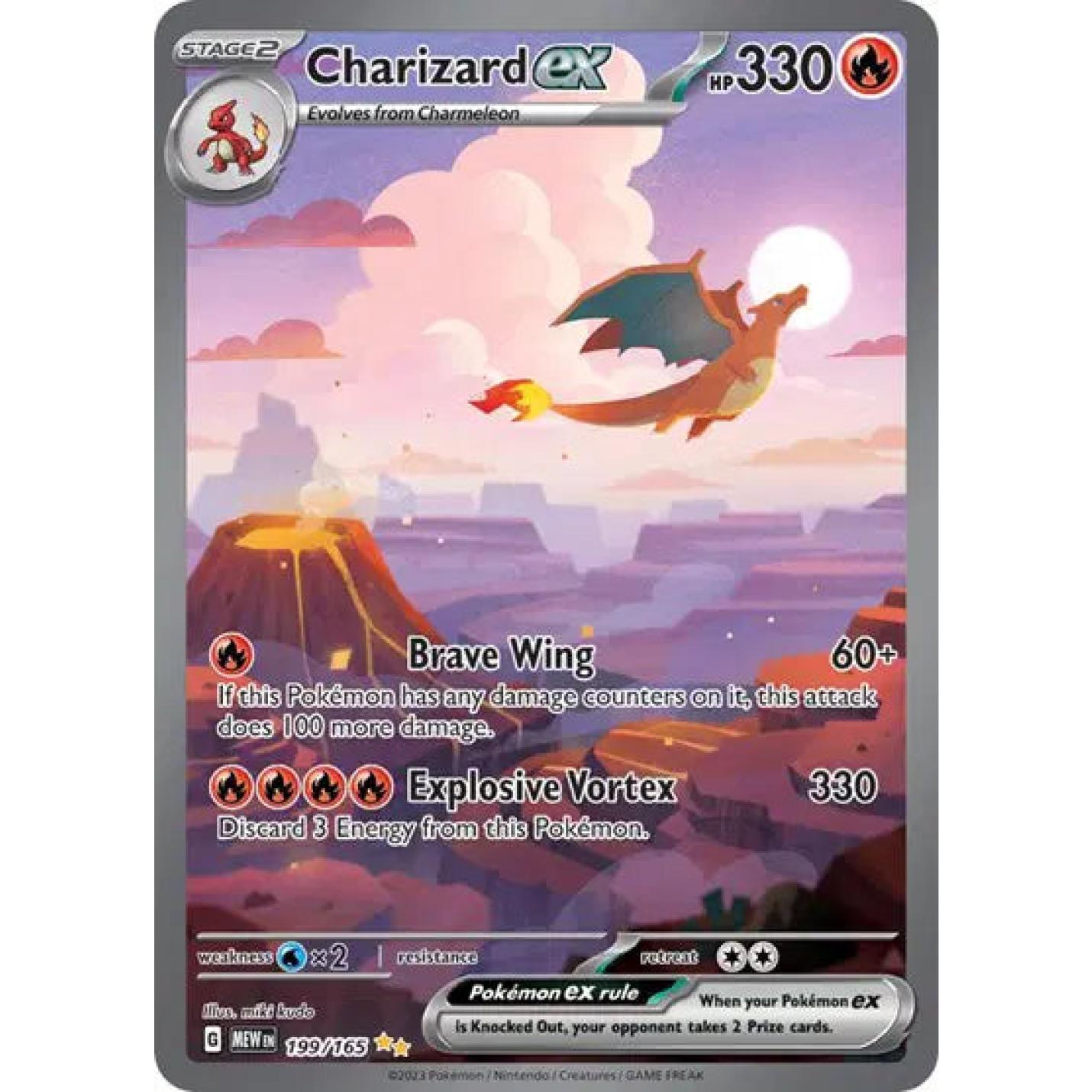 Charizard ex 199/165 - 151 - Holofoil