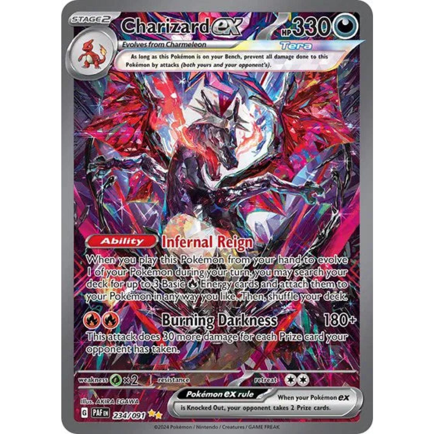 Charizard ex 234/091 - Paldean Fates - Holofoil