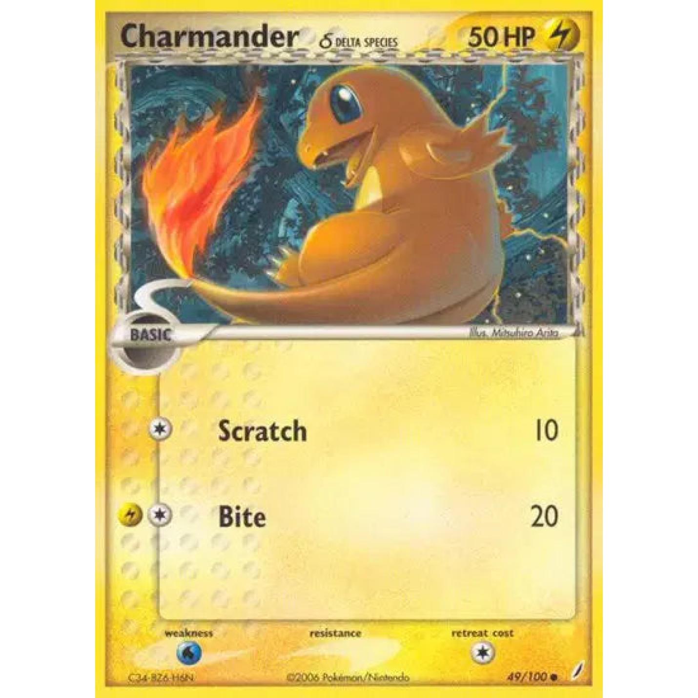 Charmander 49/100 - EX Crystal Guardians - Normal
