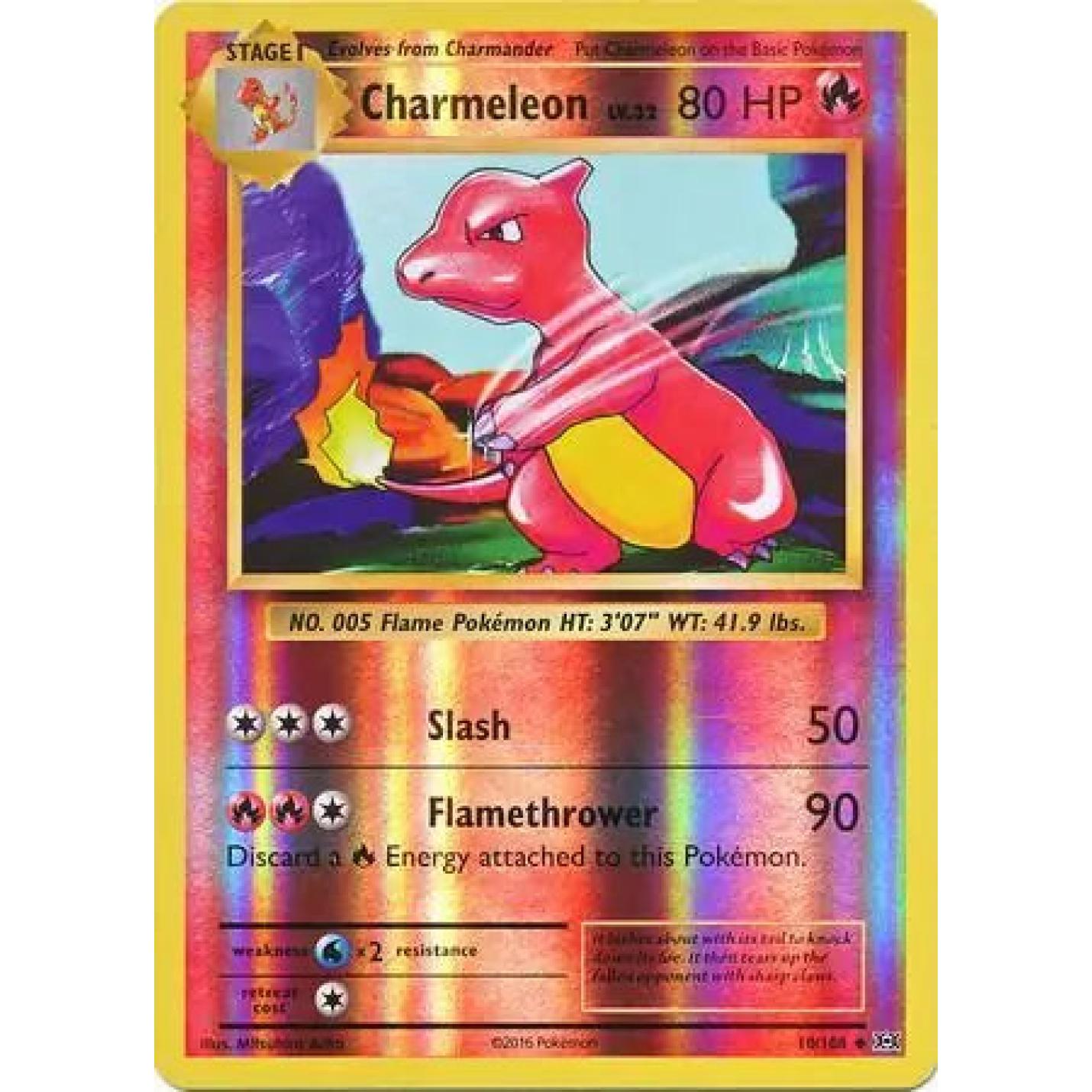 Charmeleon 10/108 - Evolutions - Reverse Holofoil