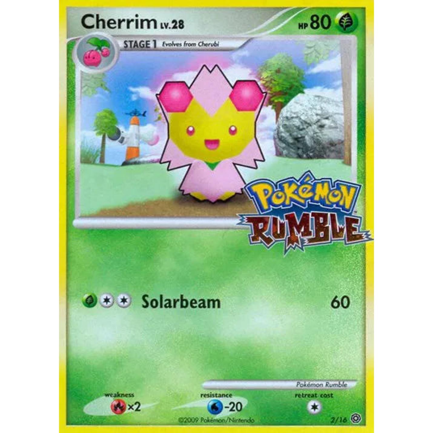 Cherrim Lv.28 2/16 - Rumble - Holofoil