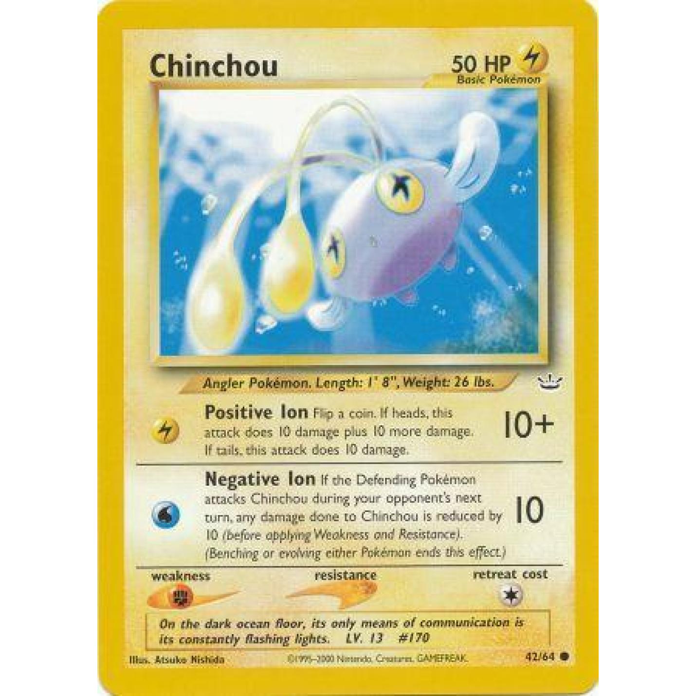 Chinchou 42/64 - Neo Revelation (Unlimited) - Normal