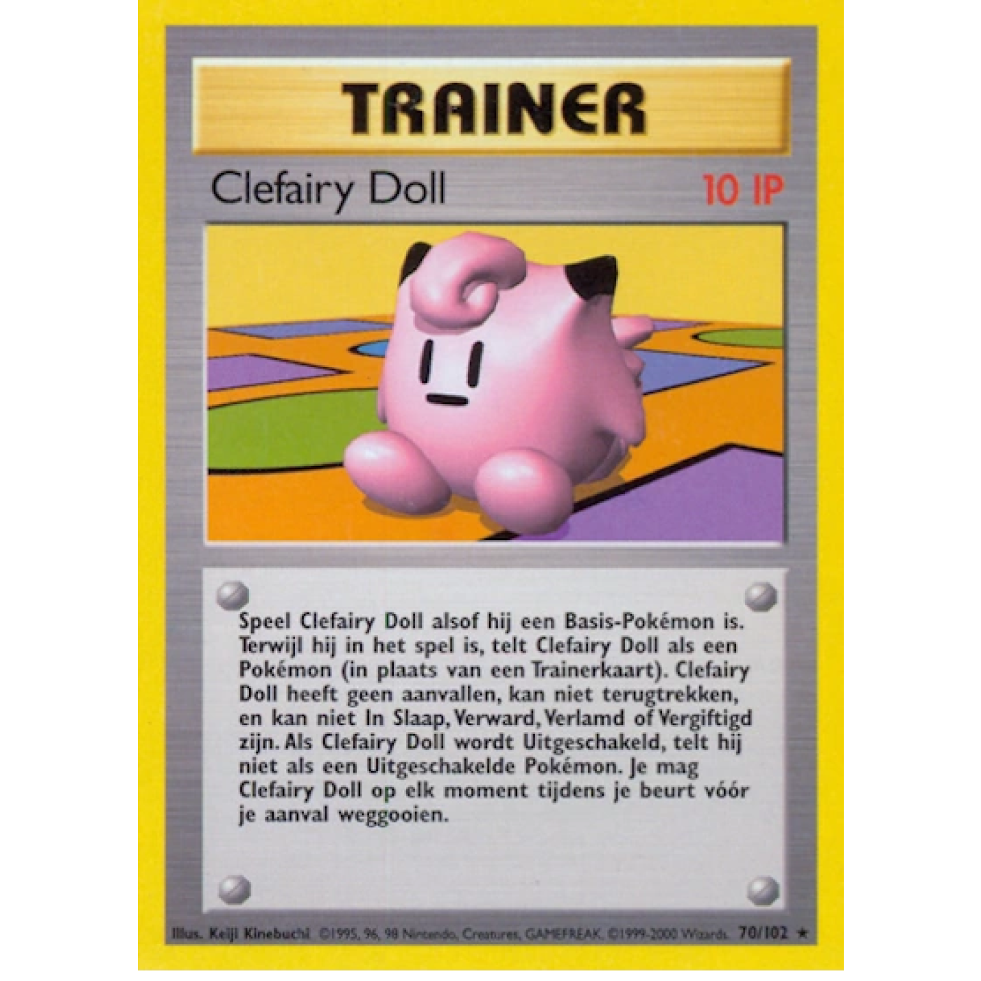 Clefairy Doll (NL) 70/102 - Base Set (Unlimited) - Normal