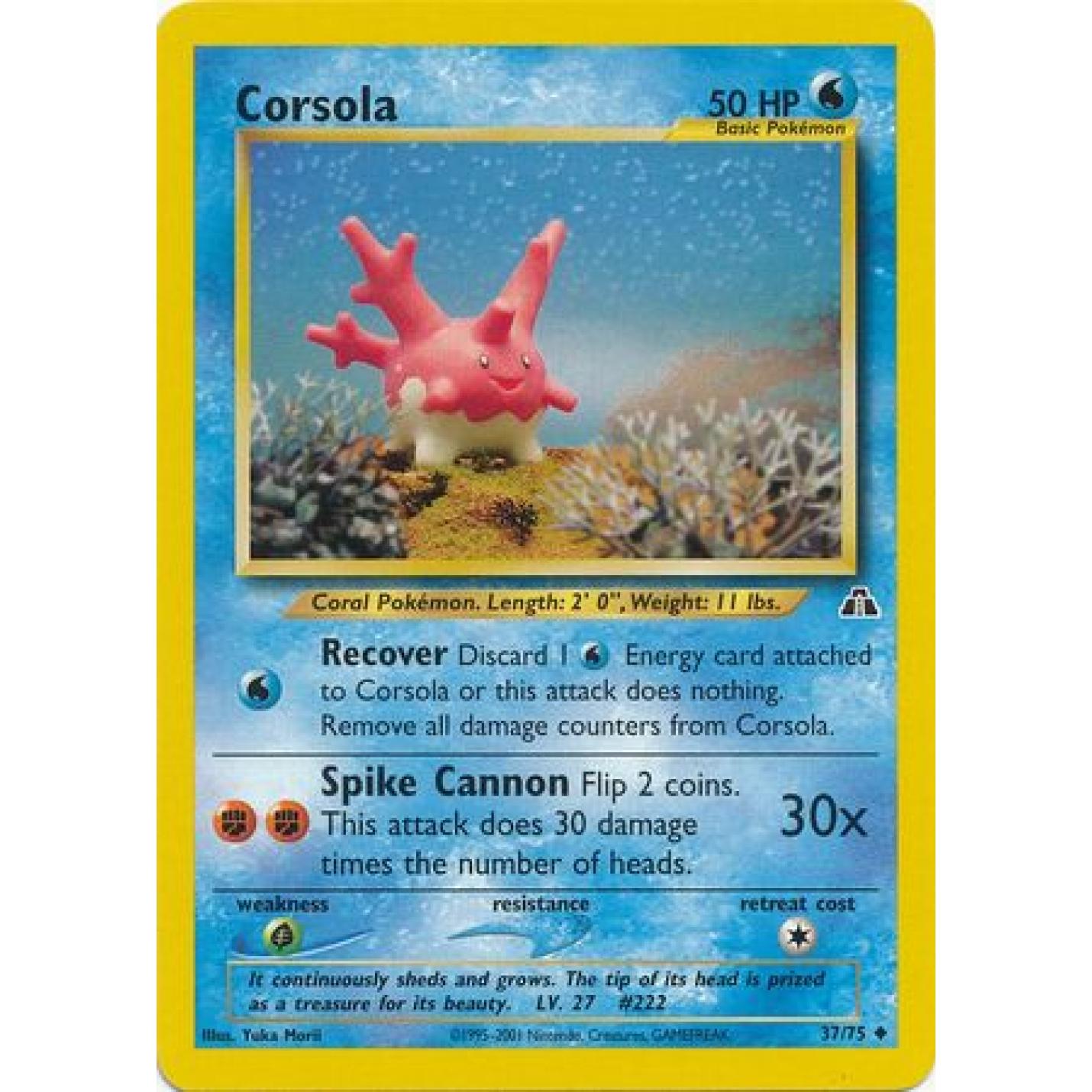 Corsola 37/75 - Neo Discovery (Unlimited) - Normal