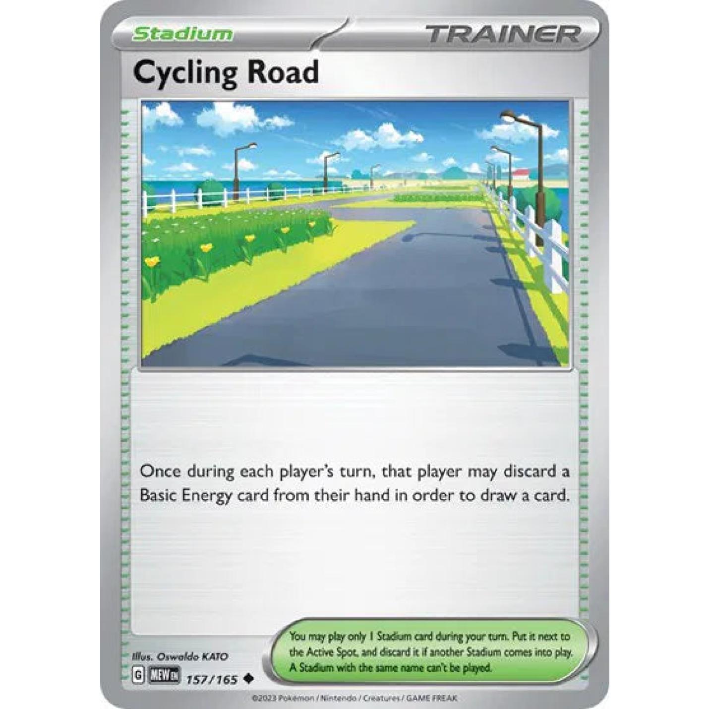 Cycling Road 157/165 - Scarlet & Violet 151 - Reverse Holofoil