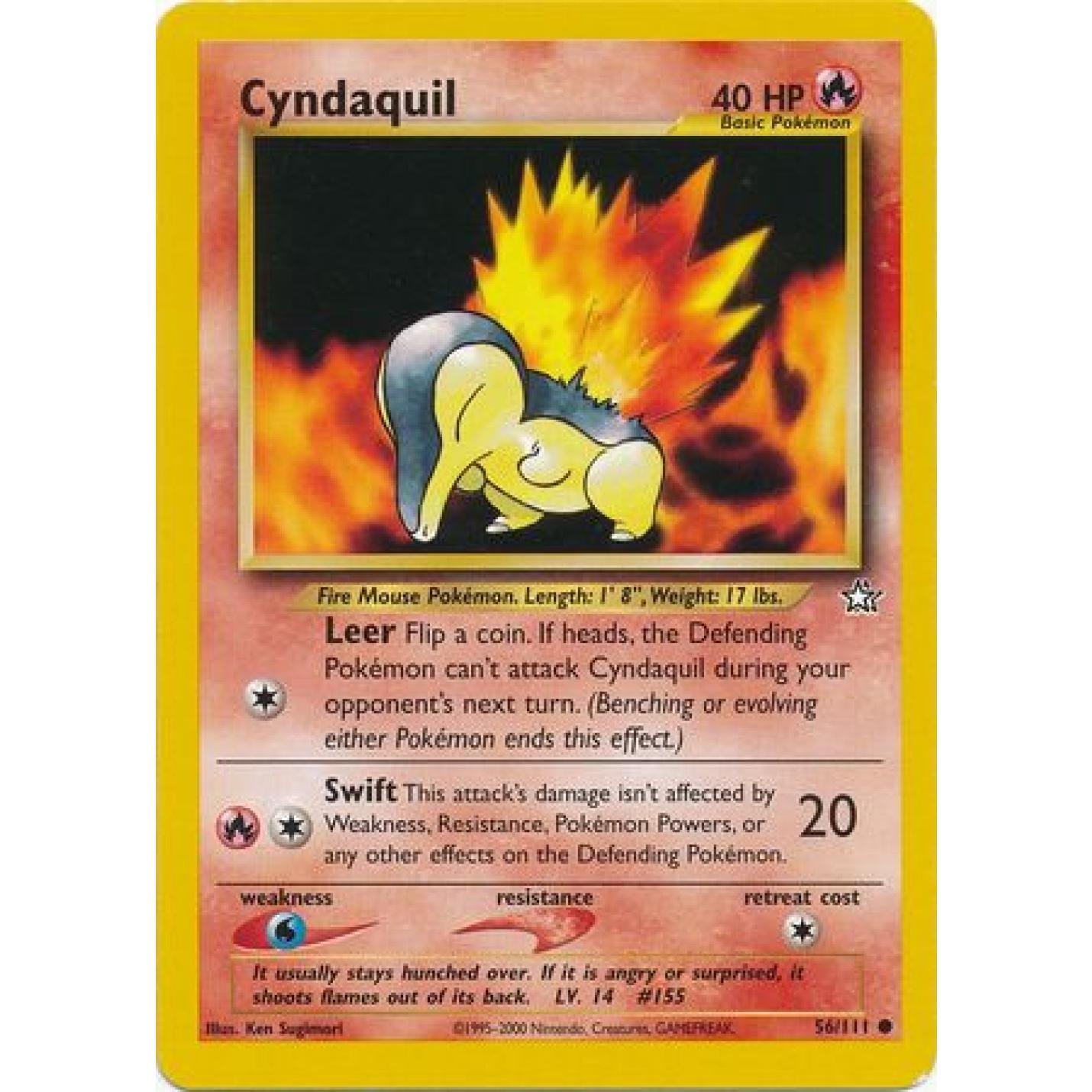 Cyndaquil 56/111 - Neo Genesis (Unlimited) - Normal
