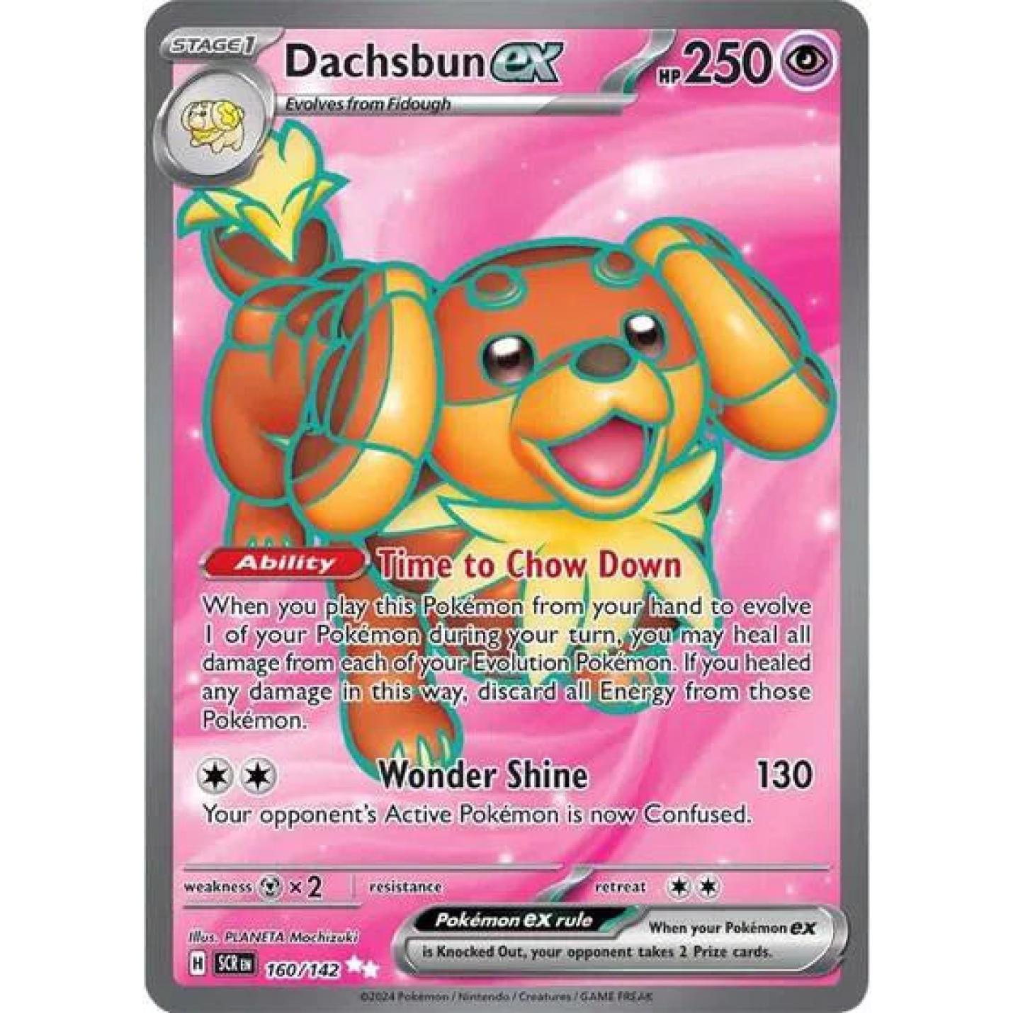 Dachsbun ex 160/142 - Stellar Crown - Holofoil