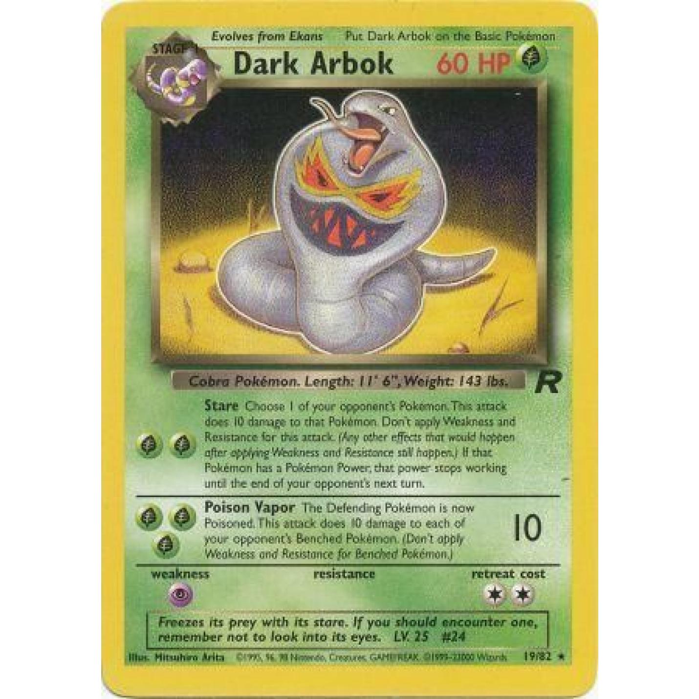 Dark Arbok 19/82 - Team Rocket (Unlimited) - Normal