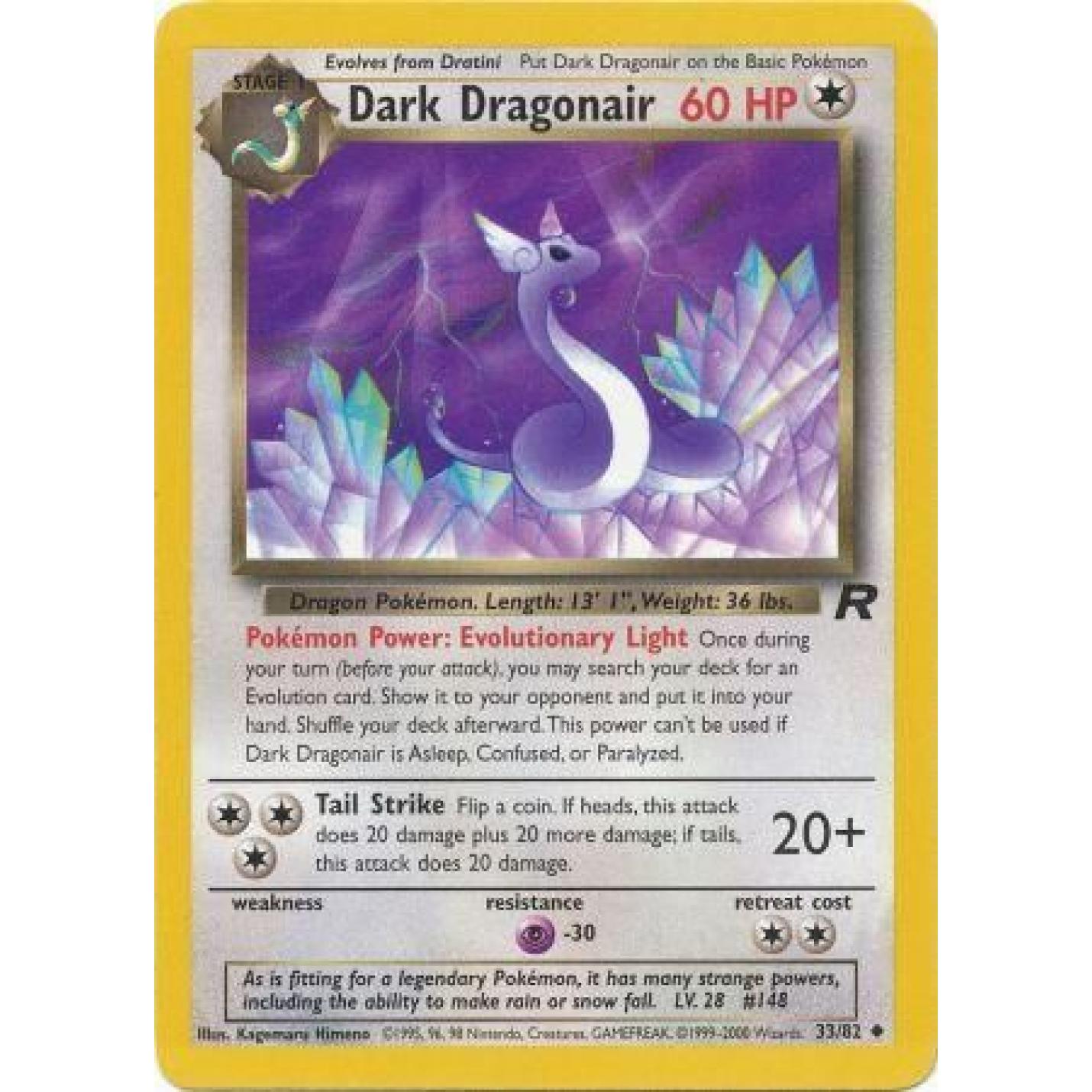 Dark Dragonair 33/82 - Team Rocket (Unlimited) - Normal