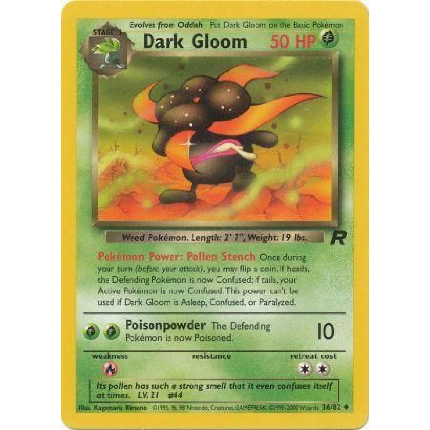 Dark Gloom 36/82 - Team Rocket (Unlimited) - Normal