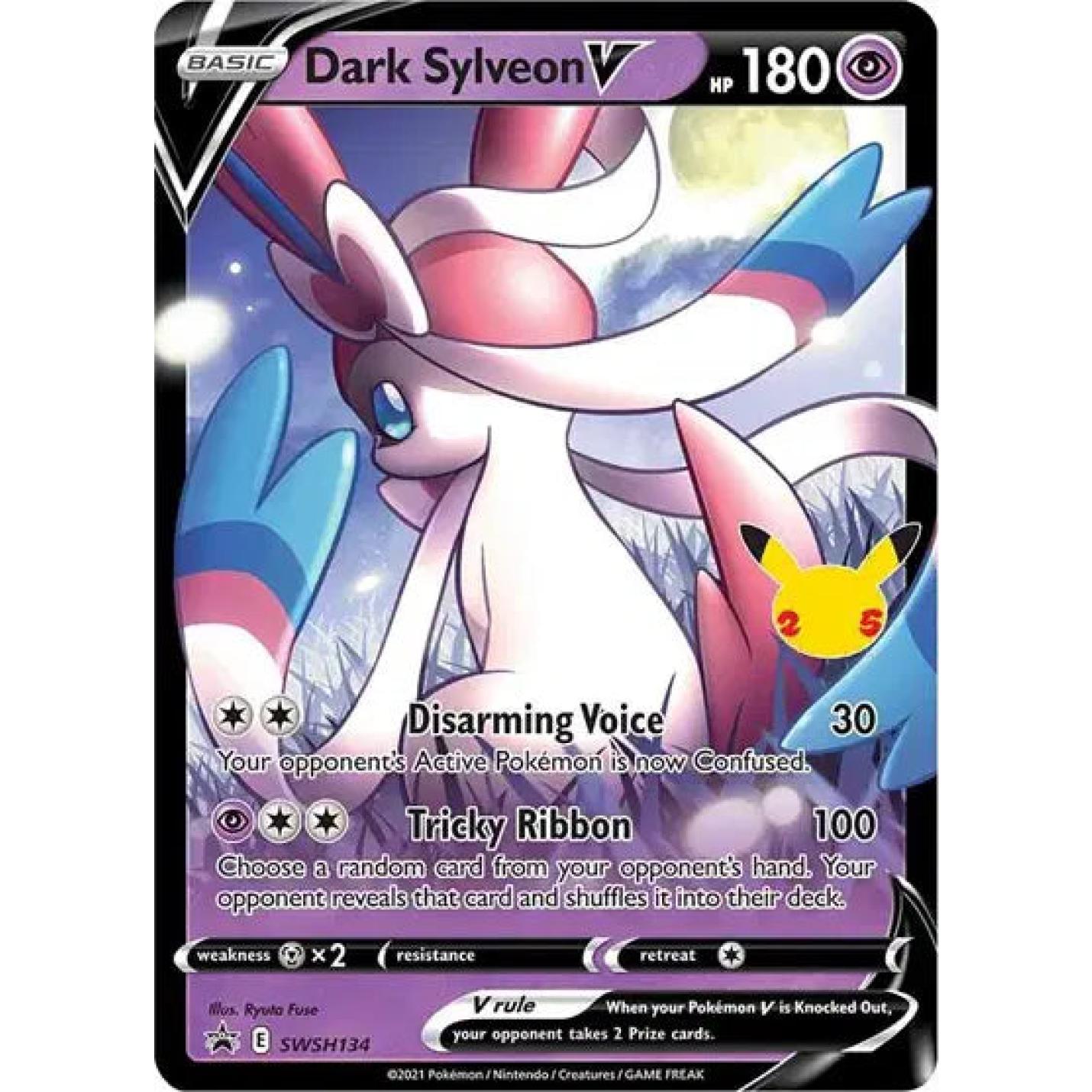 Dark Sylveon V SWSH134 - Sword & Shield Promo - Holofoil