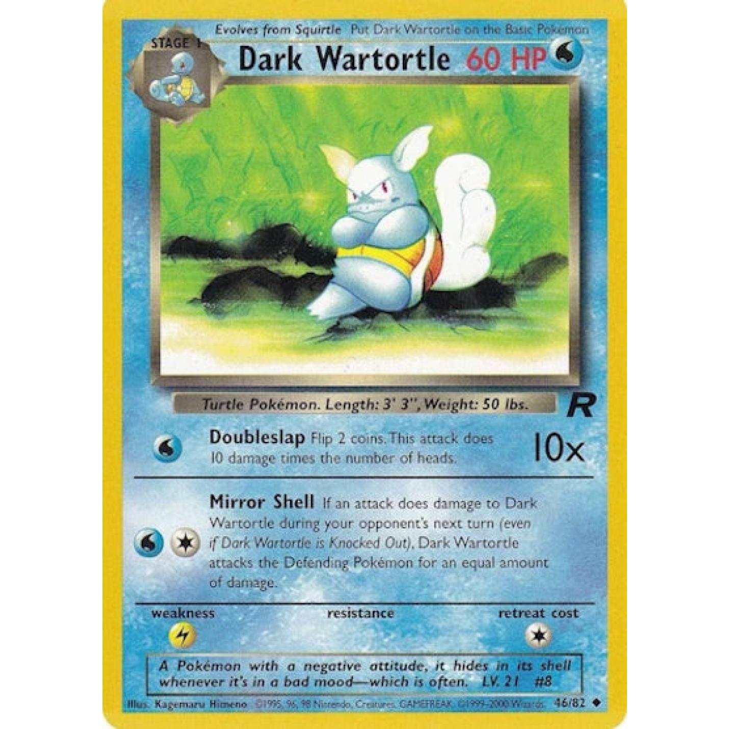 Dark Wartortle 46/82 - Team Rocket (Unlimited) - Normal