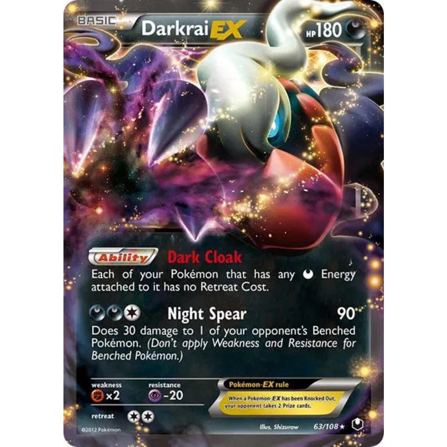 Darkrai EX 63/108 - Dark Explorers - Holofoil