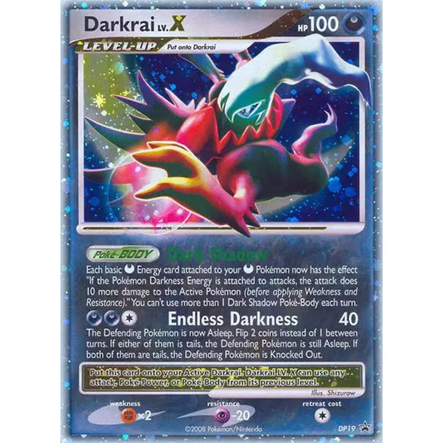 Darkrai Lv.X DP19 - Diamond and Pearl Promos - Holofoil