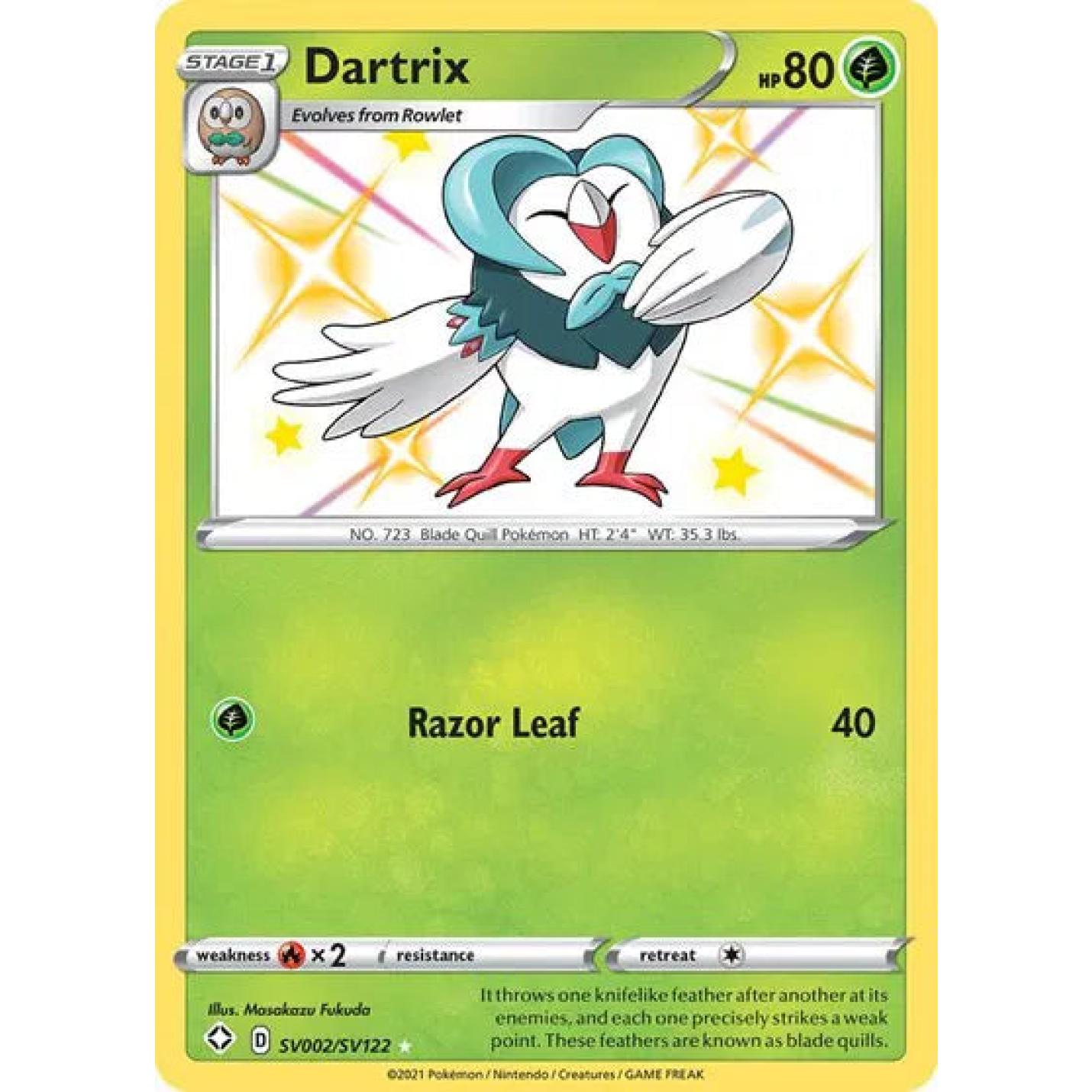 Dartrix SV002/SV122 - Shining Fates: Shiny Vault - Holofoil