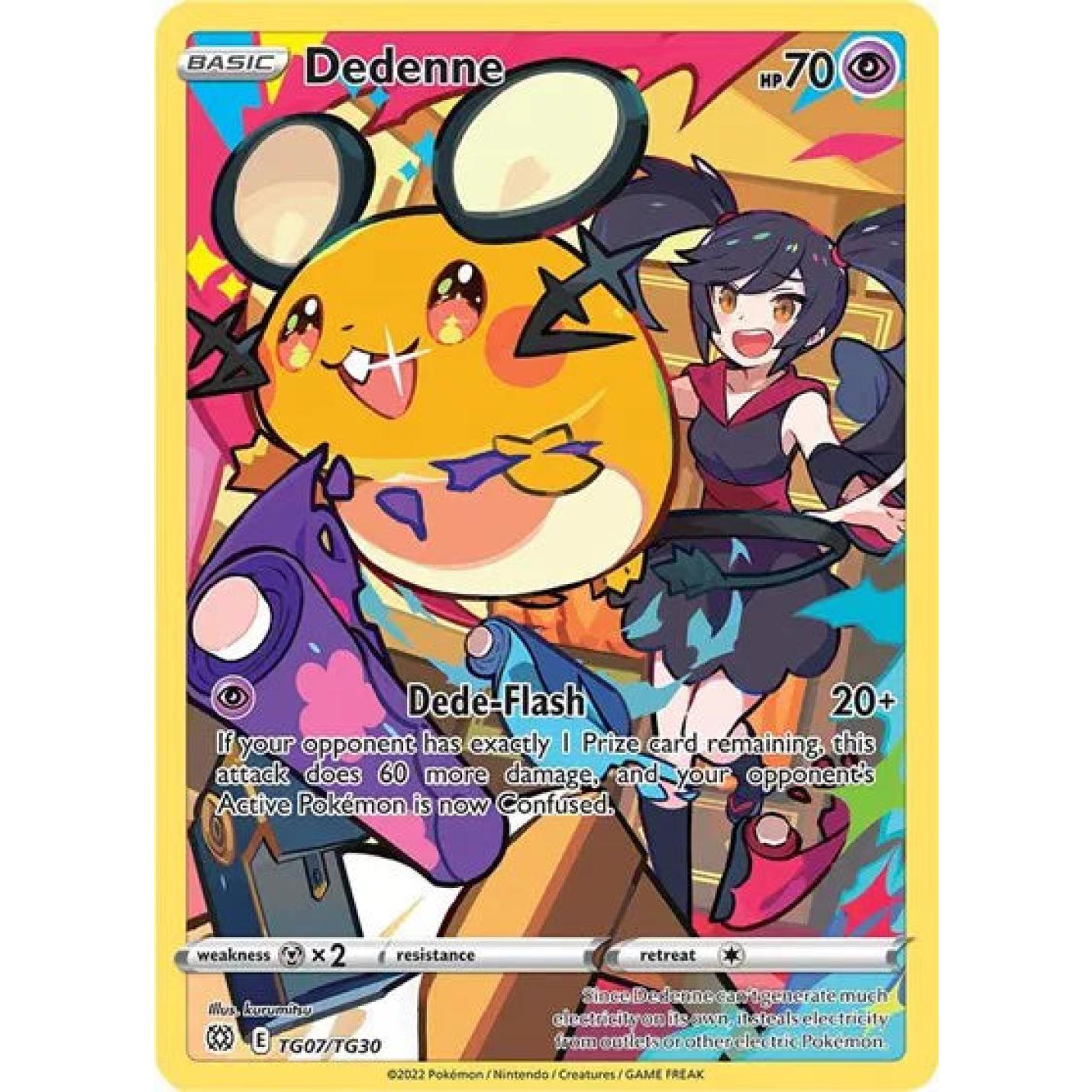 Dedenne TG07/TG30 - Brilliant Stars Trainer Gallery - Holofoil