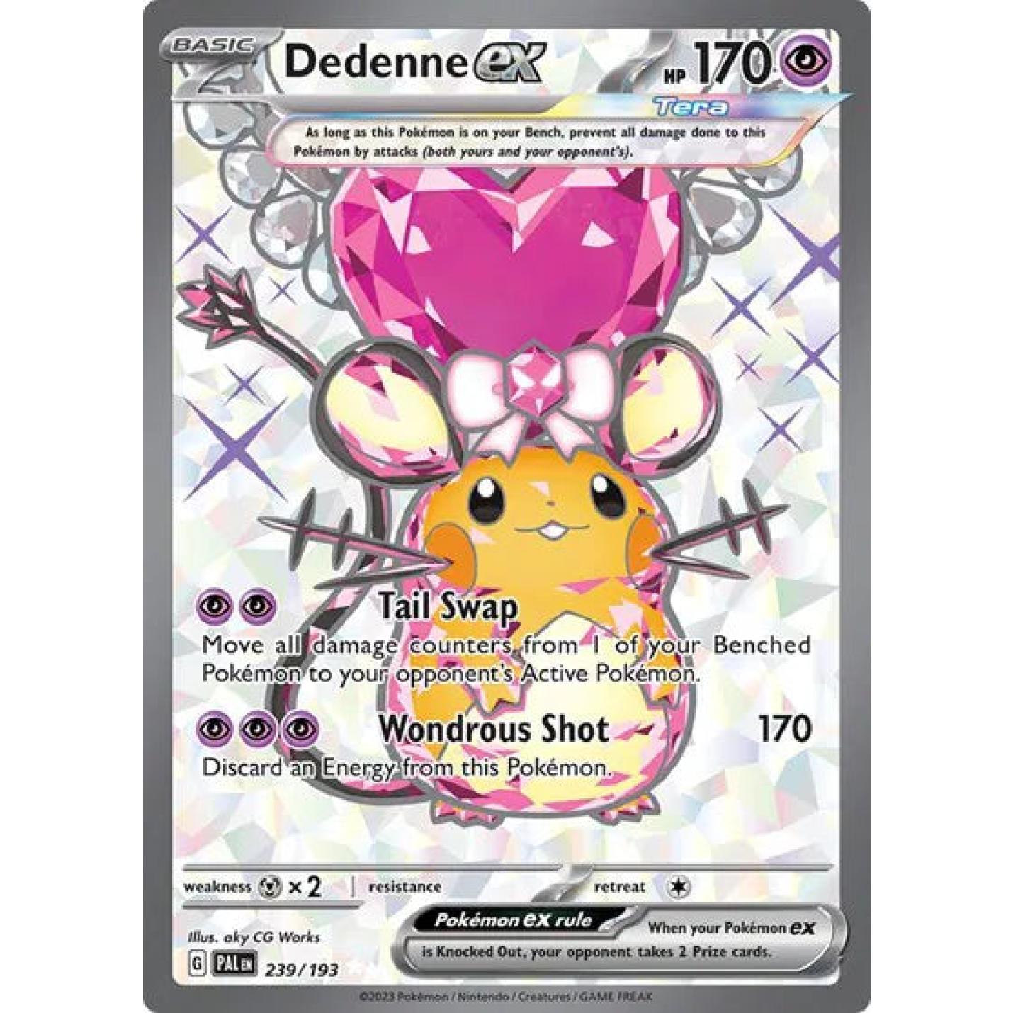 Dedenne ex 239/193 - Paldea Evolved - Holofoil