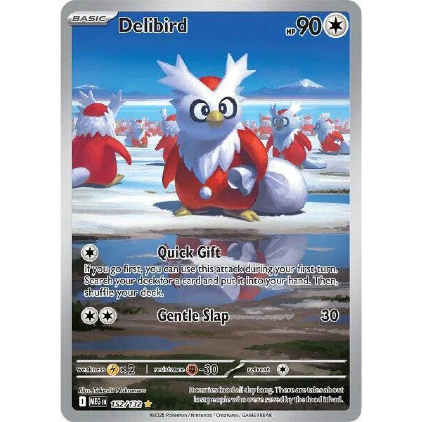 Delibird 152/132 - Mega Evolution - Holofoil