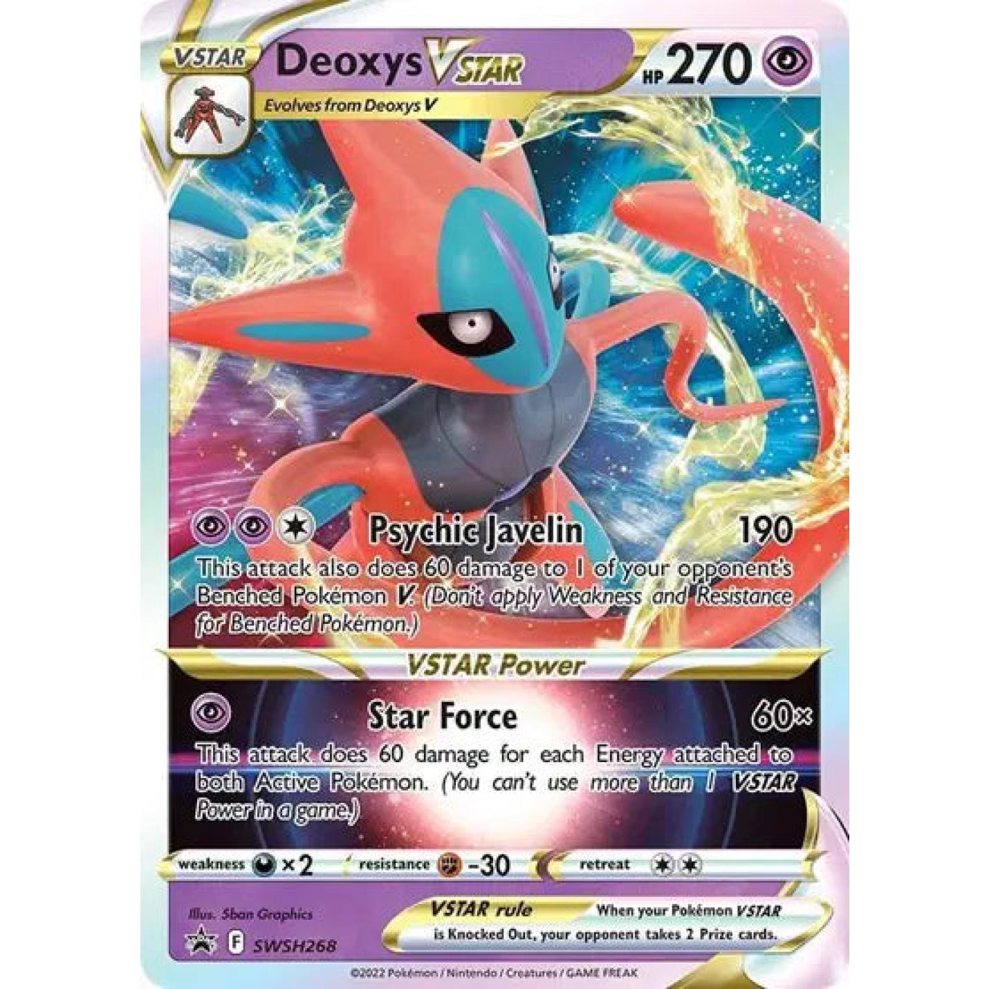 Deoxys VSTAR SWSH268 - Sword & Shield Promo - Holofoil