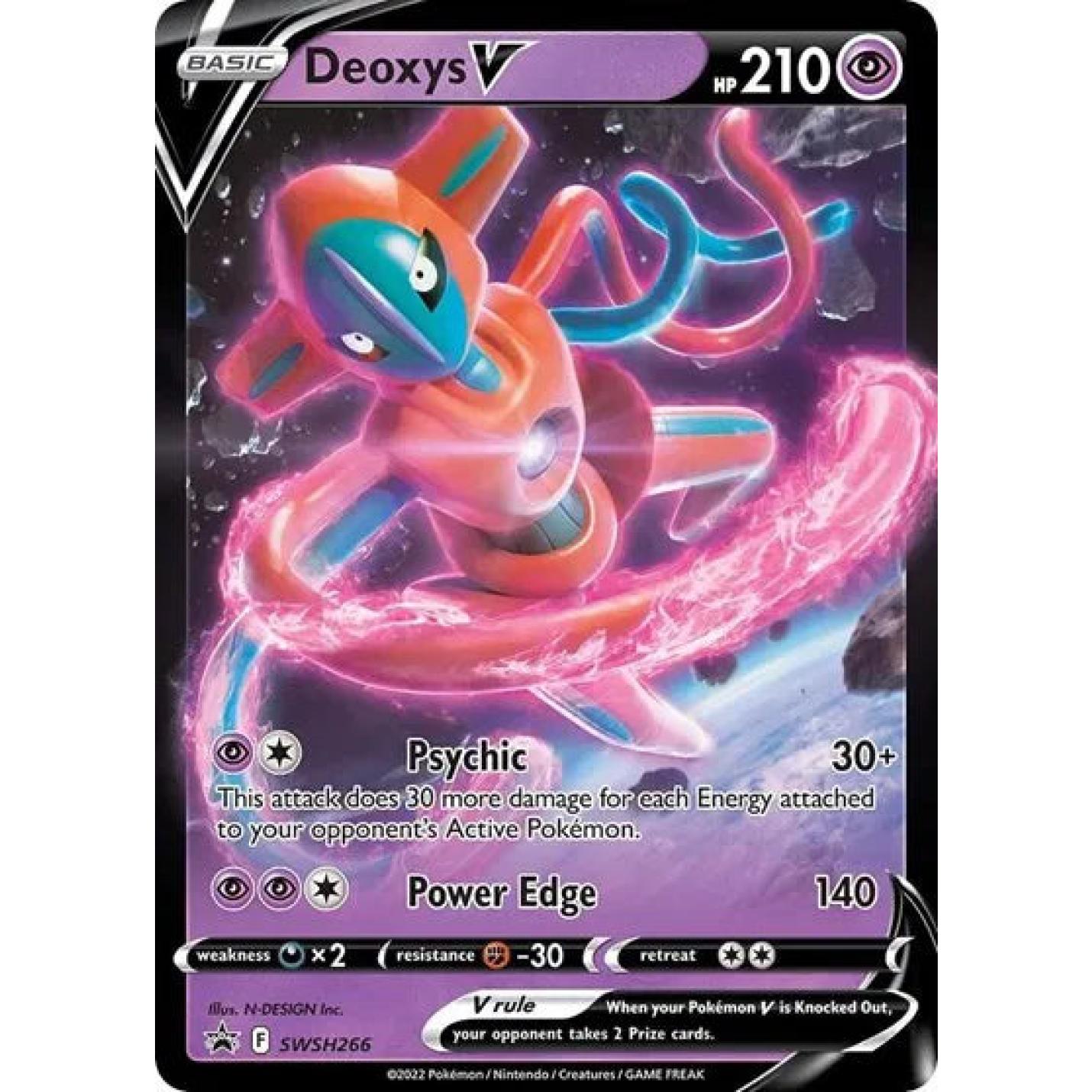 Deoxys V SWSH266 - Sword & Shield Promo - Holofoil