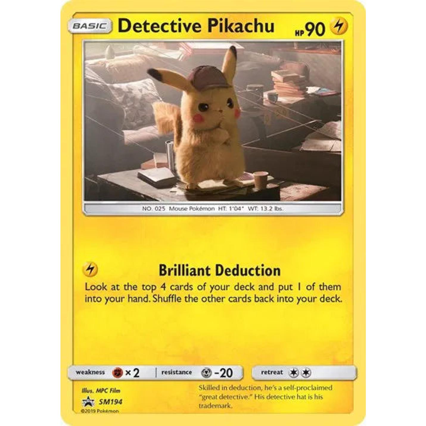 Detective Pikachu SM194 - Sun & Moon Promo - Holofoil