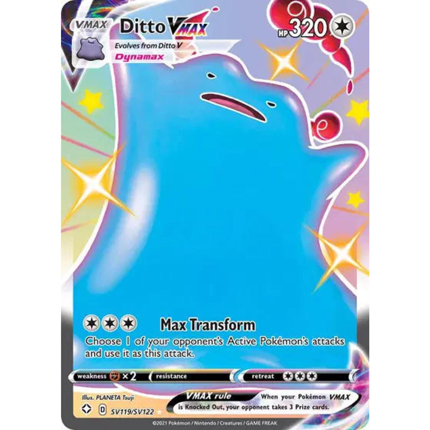Ditto VMAX SV119/SV122 - Shining Fates: Shiny Vault - Holofoil