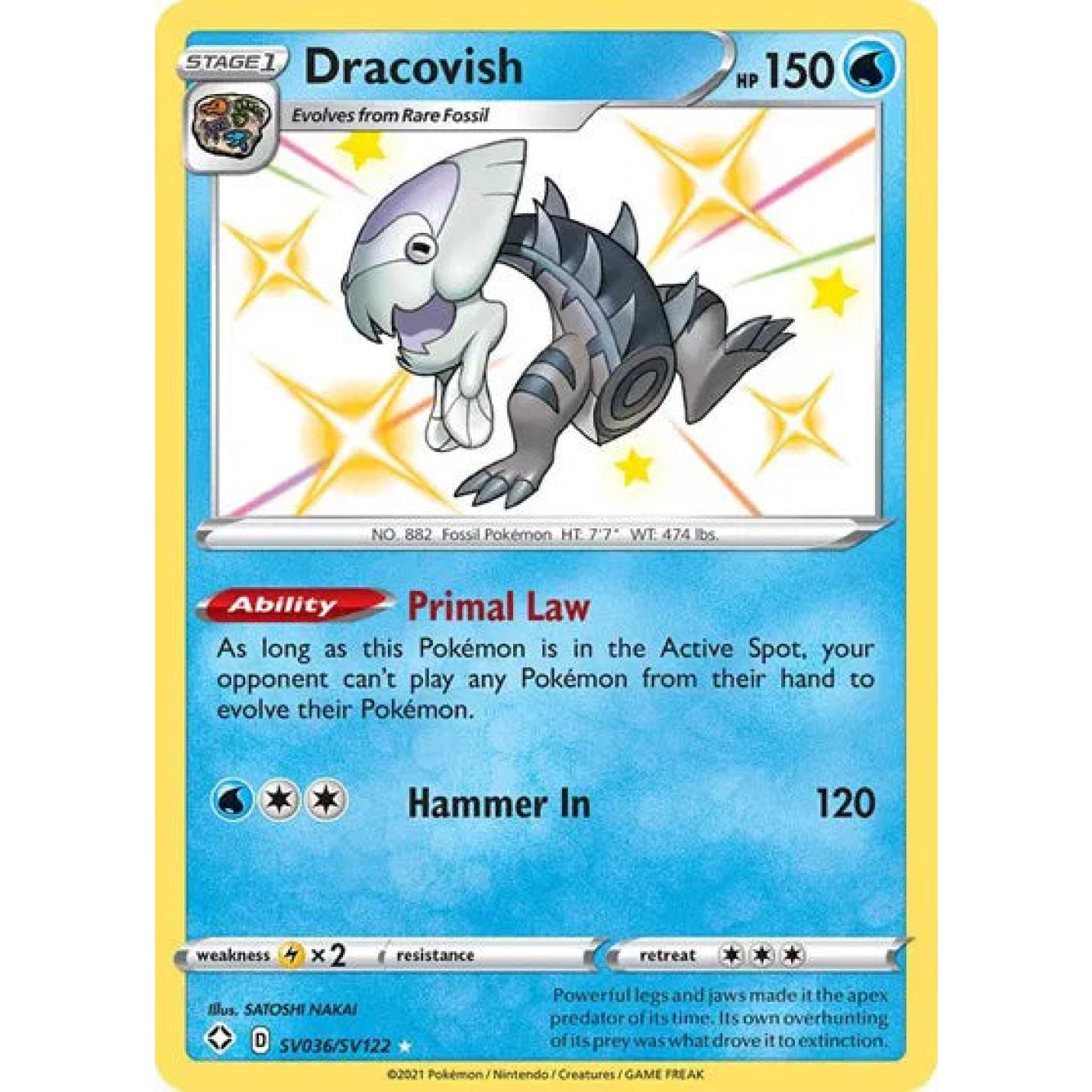 Dracovish SV036/SV122 - Shining Fates: Shiny Vault - Holofoil