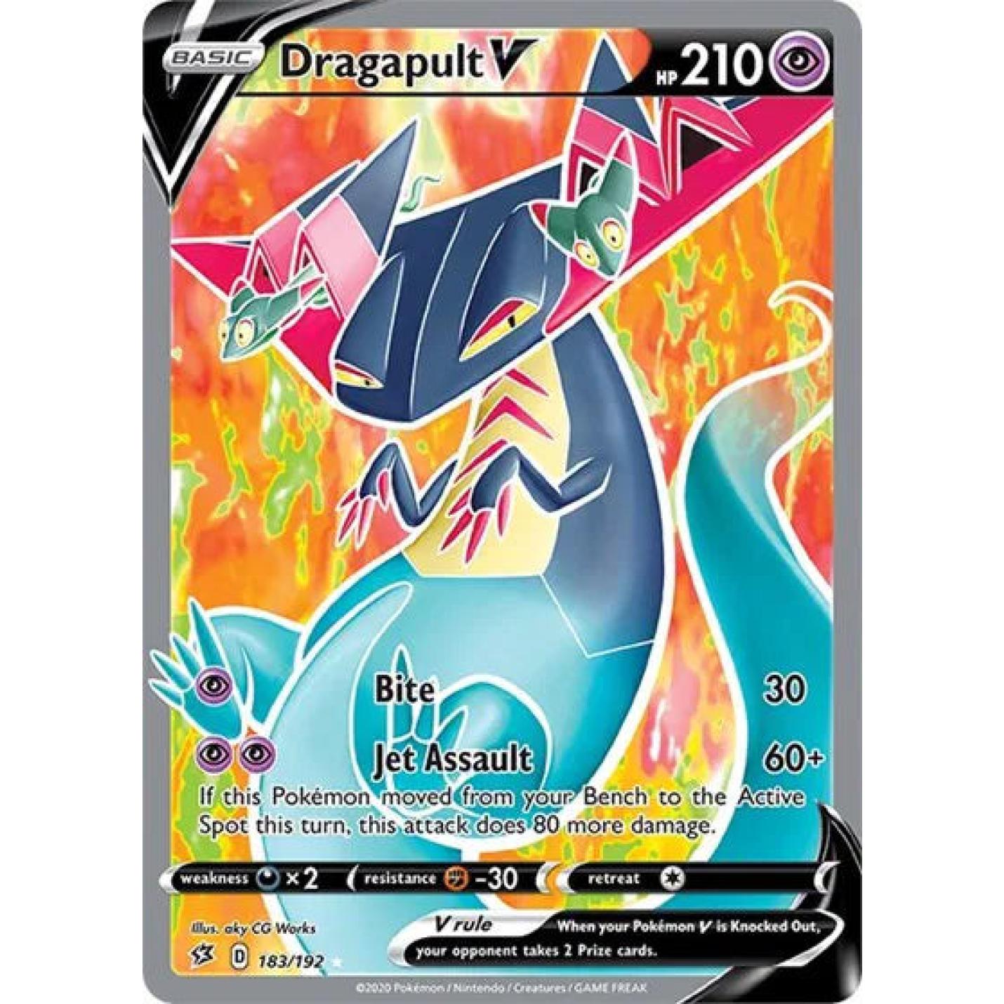 Dragapult V 183/192 - Rebel Clash - Holofoil