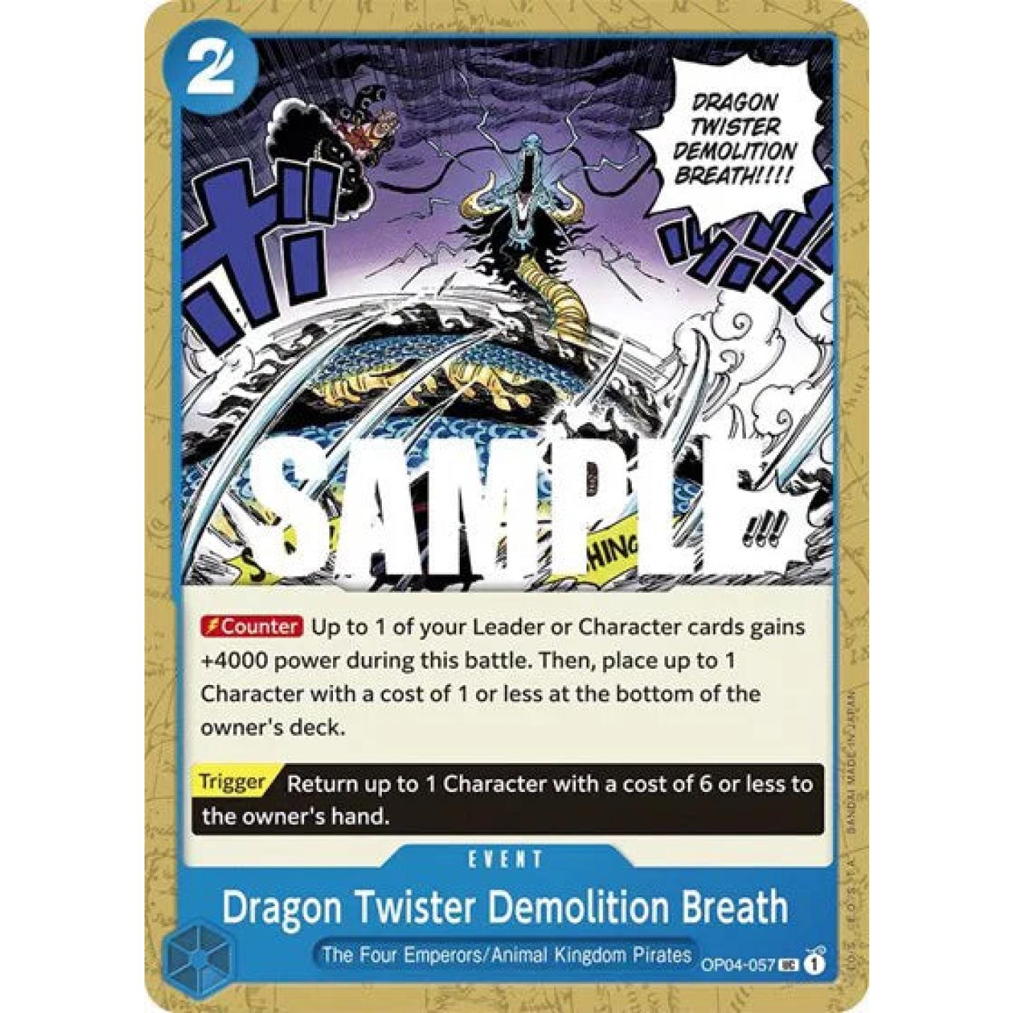 Dragon Twister Demolition Breath OP04-057 - Kingdoms of Intrigue - Normal