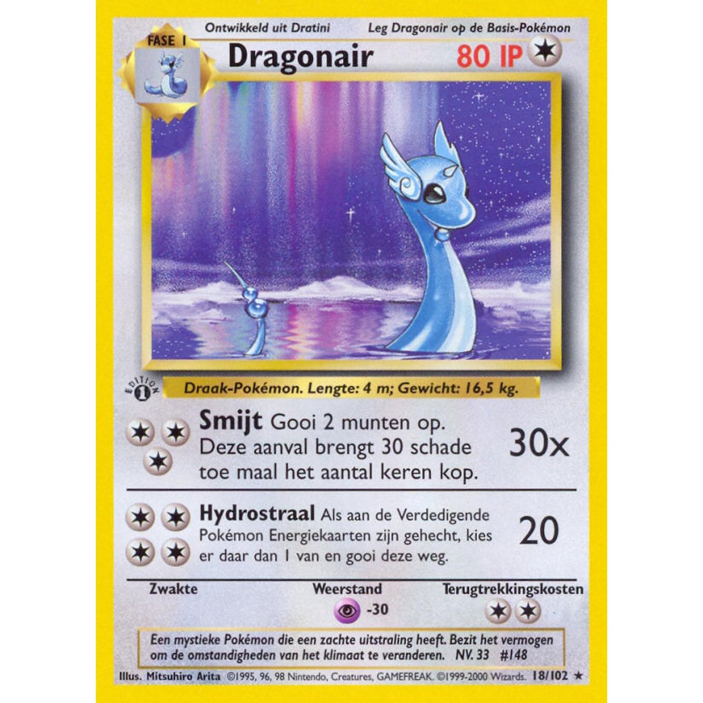 Dragonair (NL) 18/102 - Base Set (1st Edition) - Normal