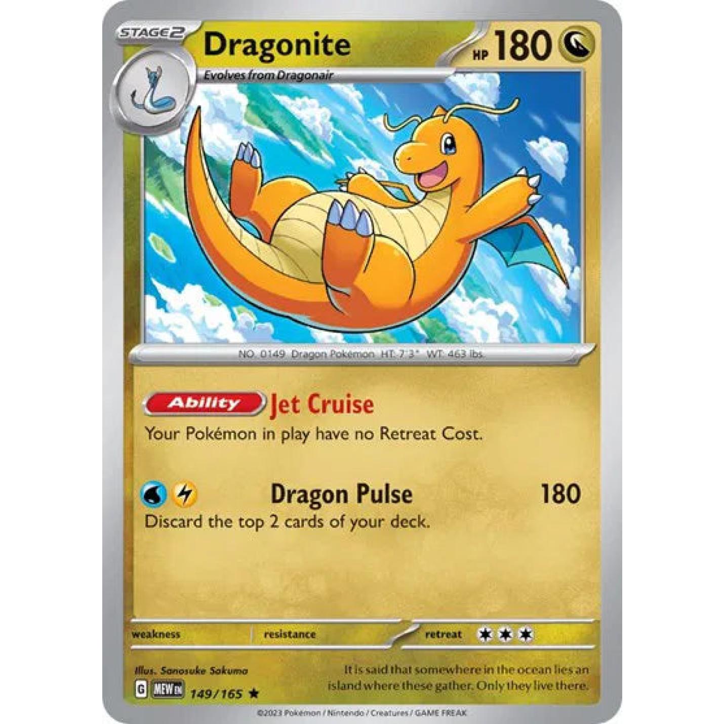 Dragonite 149/165 - Scarlet & Violet 151 - Holofoil